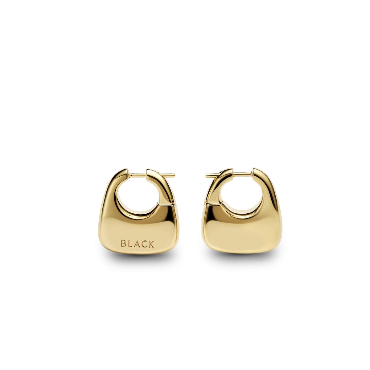 Maria Black Tote Earrings Medium Pair Øredobber Gull