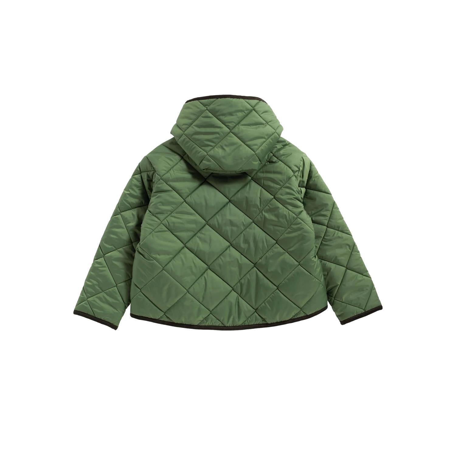 Lavenham Big Quilt Zipped Craydon Womens Jakke Lysegrønn