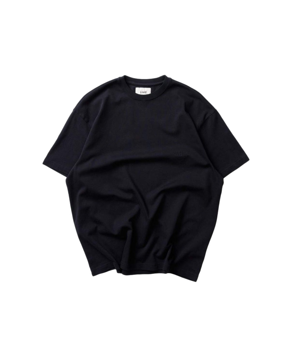 Livid Nelson Organic Black T-shirt Sort