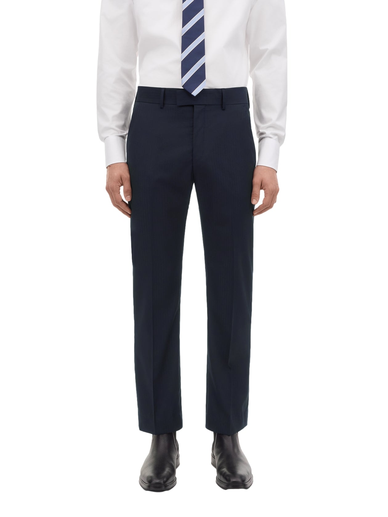 Tiger of Sweden Tenser Pinstripe Wool Trousers 09C Dressbukse Marine