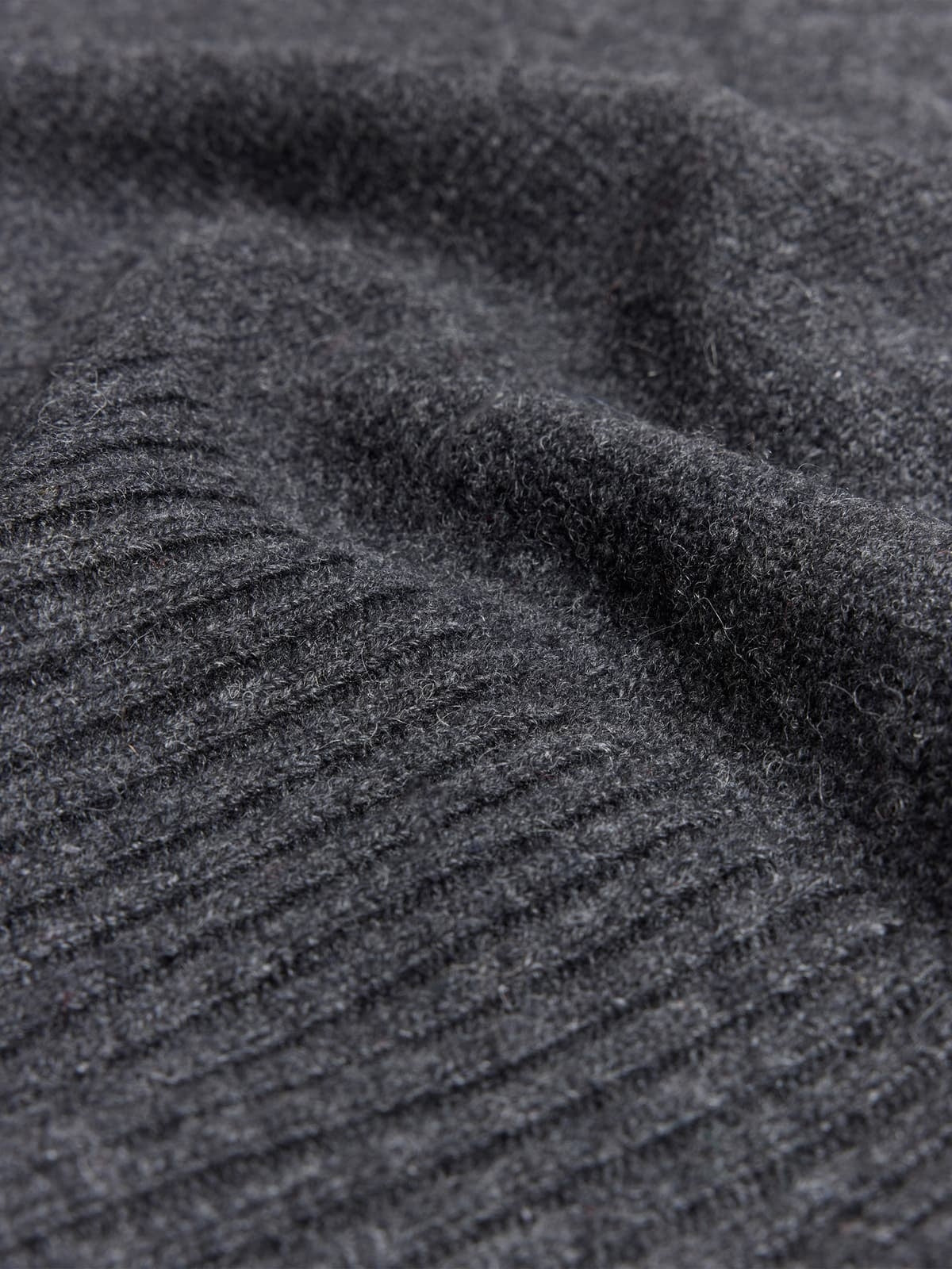 Holzweiler Julia Cropped Crewneck Genser Mørkegrå