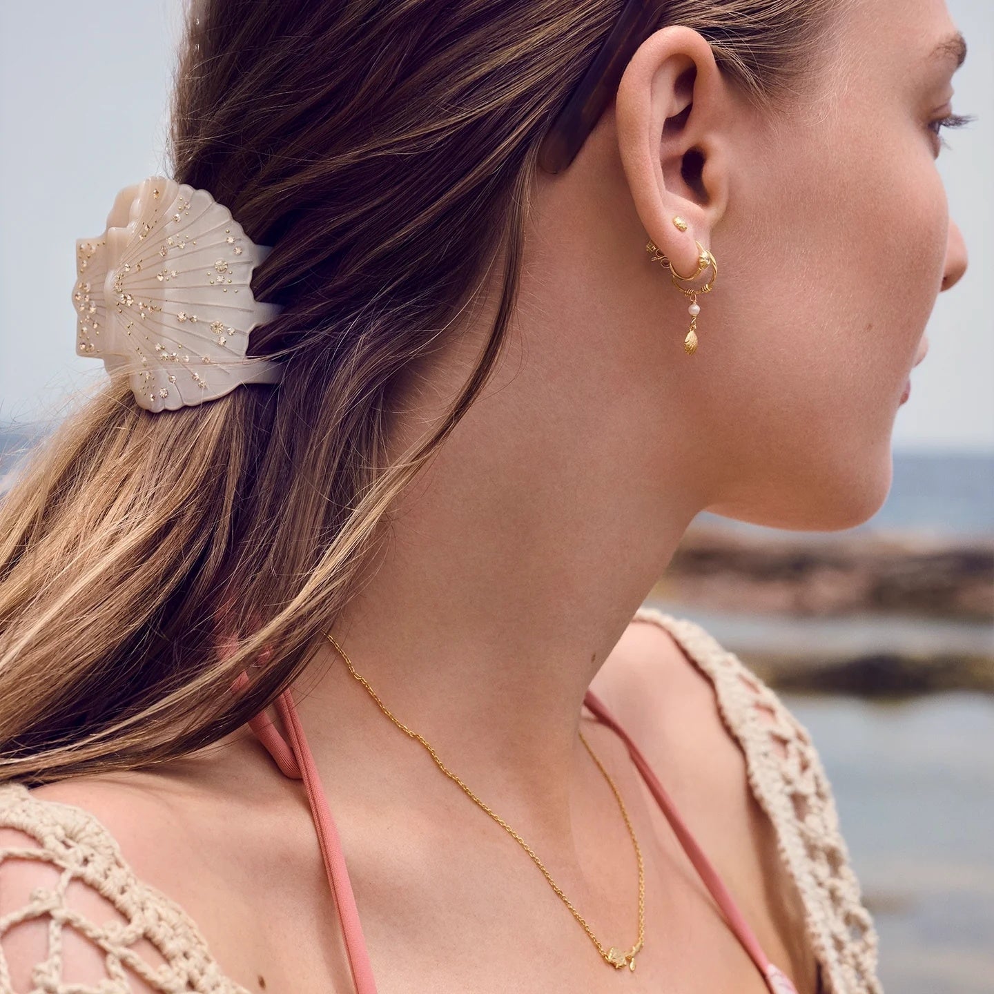 Maanesten Arista Hairclaw Pear Sorbet Hårspenne Pastellgul - modostore.no