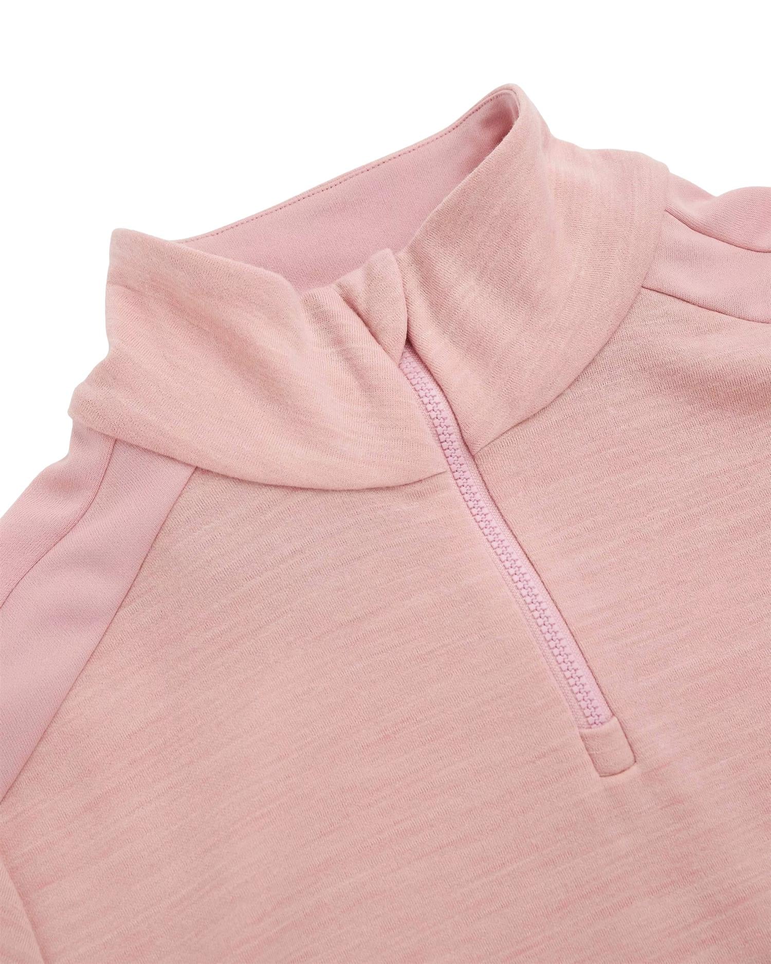 Amundsen 5Mila Half Zip Monochrome Womens Genser Rosa - modostore.no