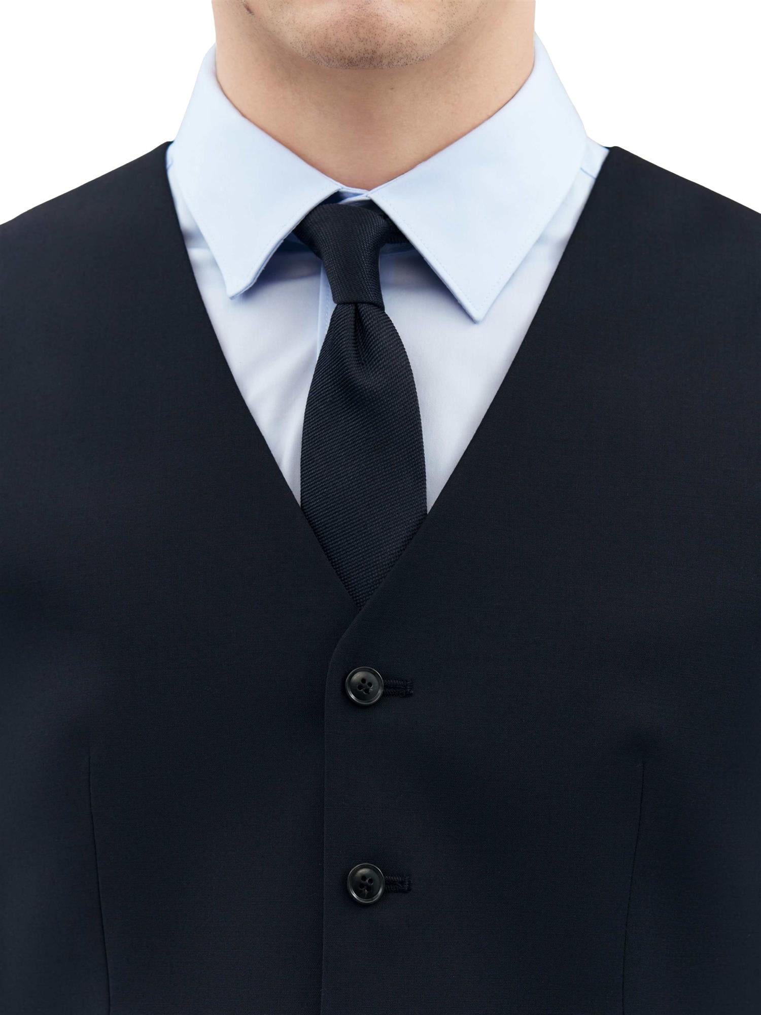 Tiger of Sweden Wayde Travel Suit Waistcoat Vest Marine - modostore.no