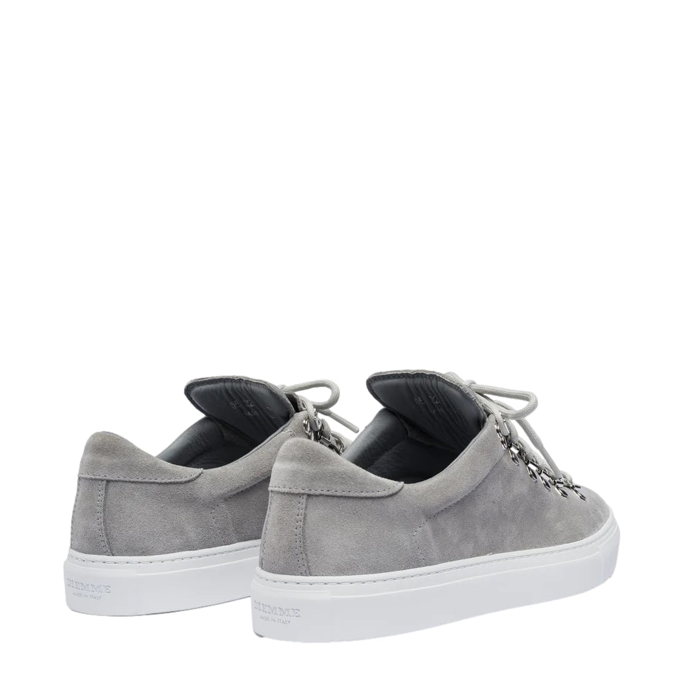 Diemme Marostica Low Grey Suede sko i grå farge, lave sneakers med myk semsket skinn og komfortabel passform.