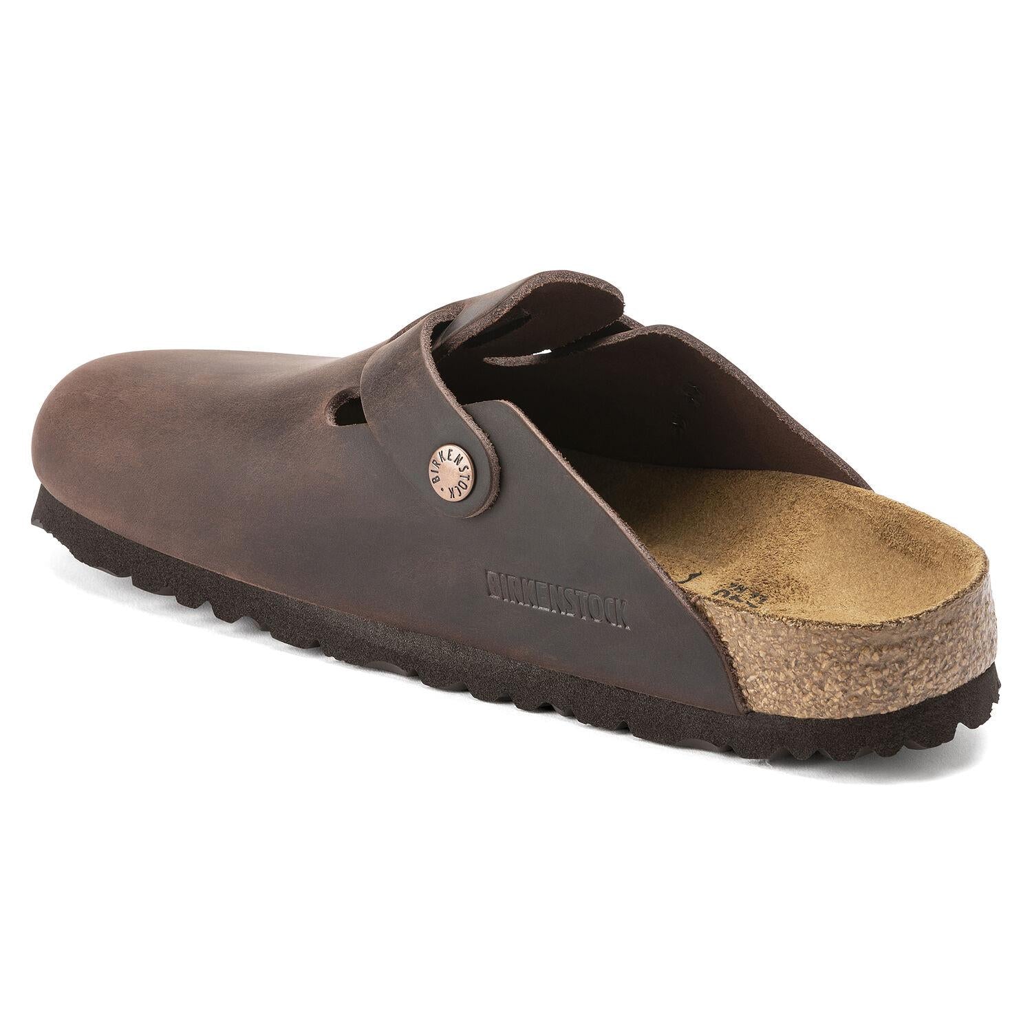 Birkenstock Boston Oiled Narrow Habana Sko Brun - modostore.no