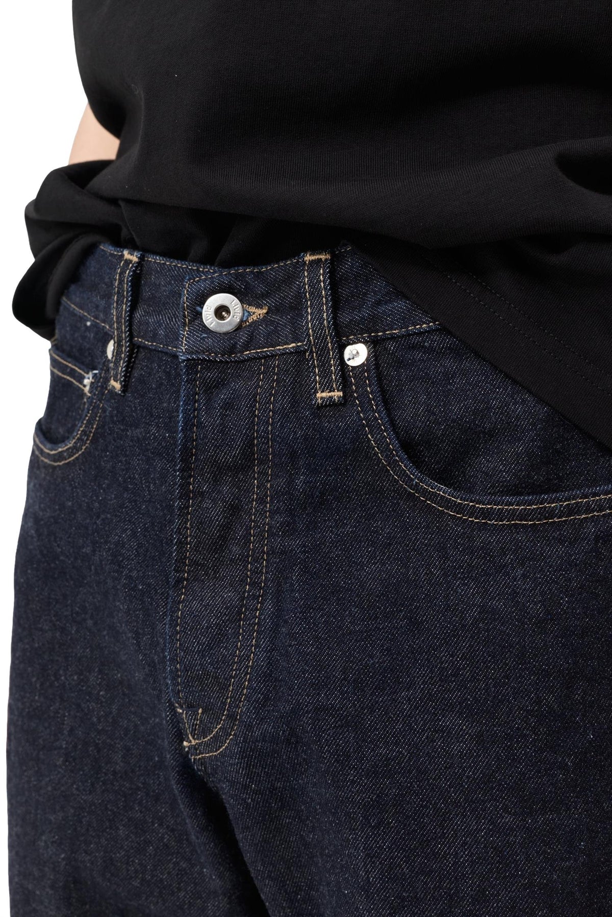 Livid Fuller Japan Indigo Rinse Jeans Mørkeblå