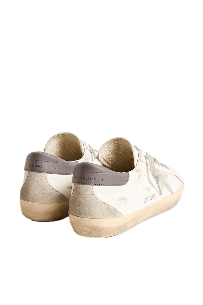 Golden Goose Super-Star Classic With Spur Sko Hvit Og Grå