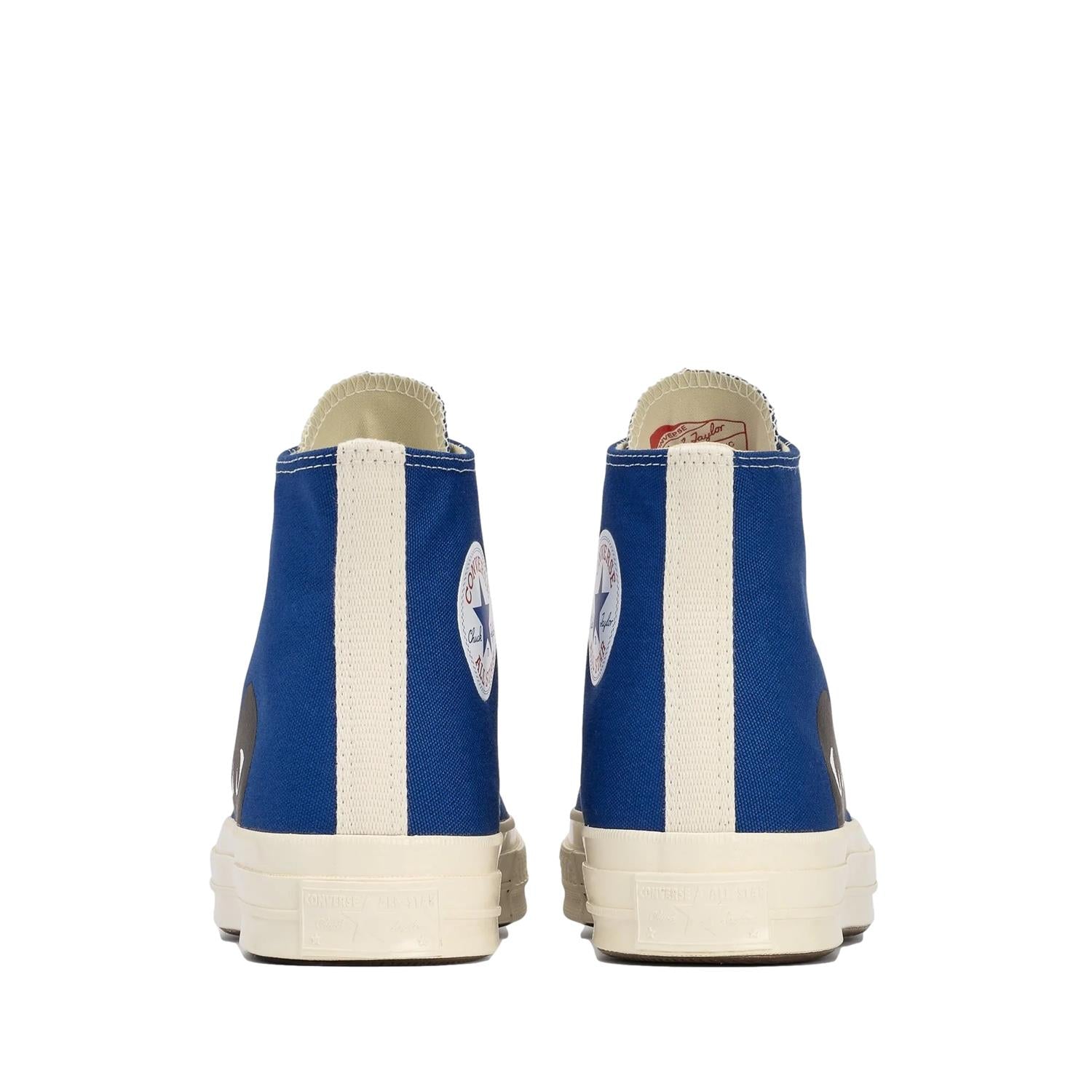 Comme des Garcons Play x Converse CDG BIG HEART HI TOP Blue Sko Blå - modostore.no