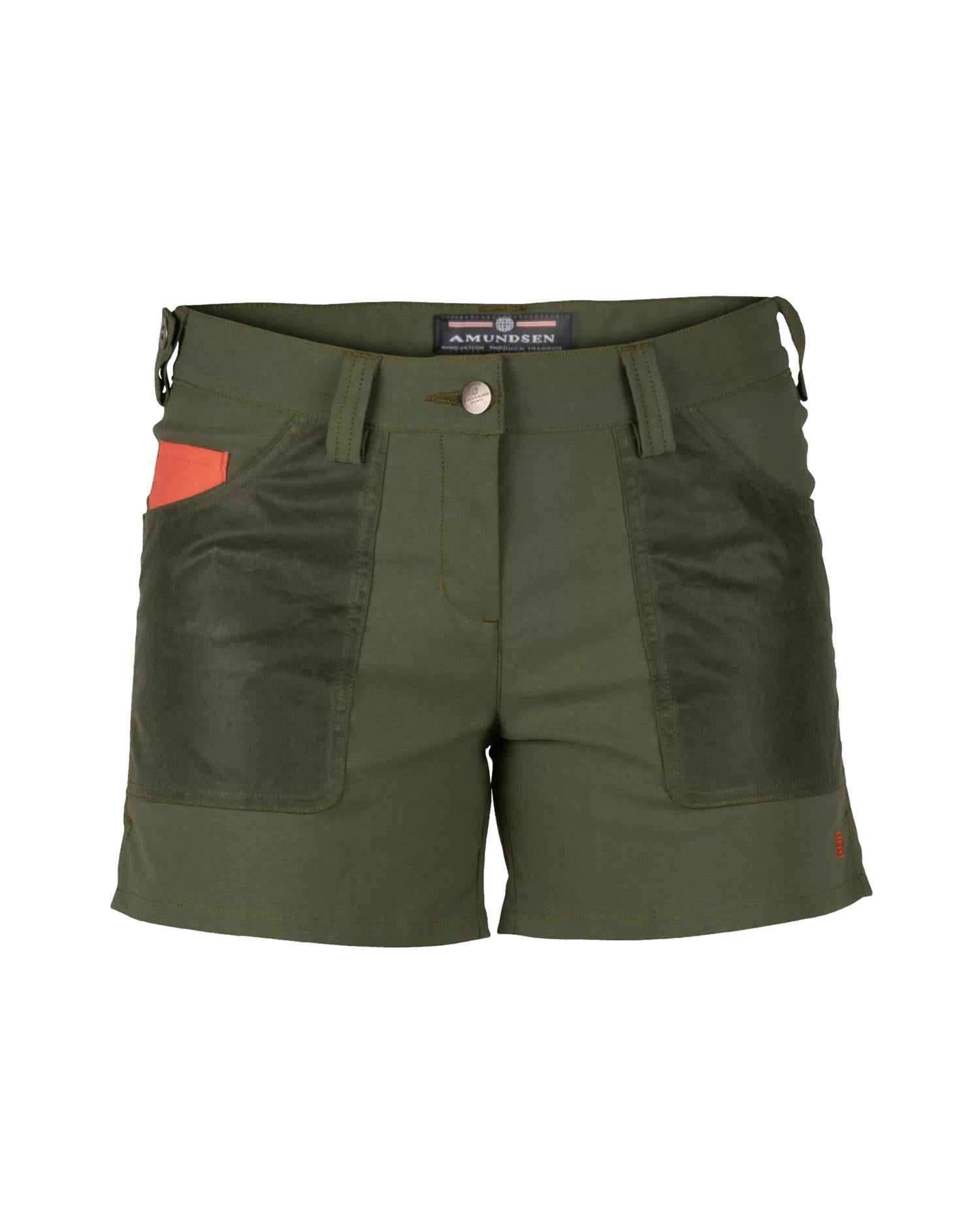 Amundsen 5Incher Field Shorts Womens Shorts Flaskegrønn - modostore.no