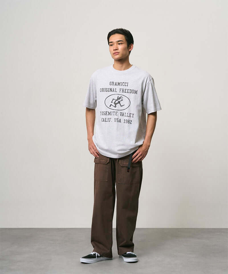 Gramicci Yosemite Valley Tee T-shirt Lysegrå