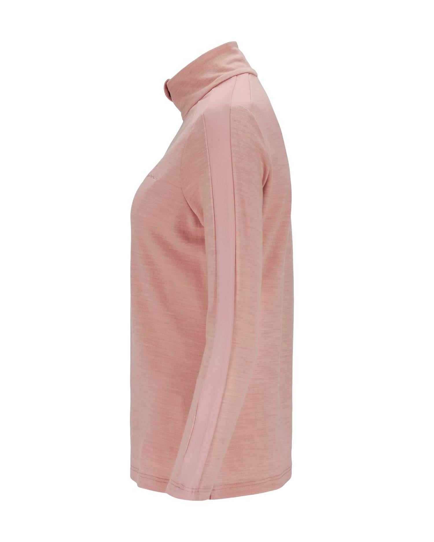 Amundsen 5Mila Half Zip Monochrome Womens Genser Rosa - modostore.no