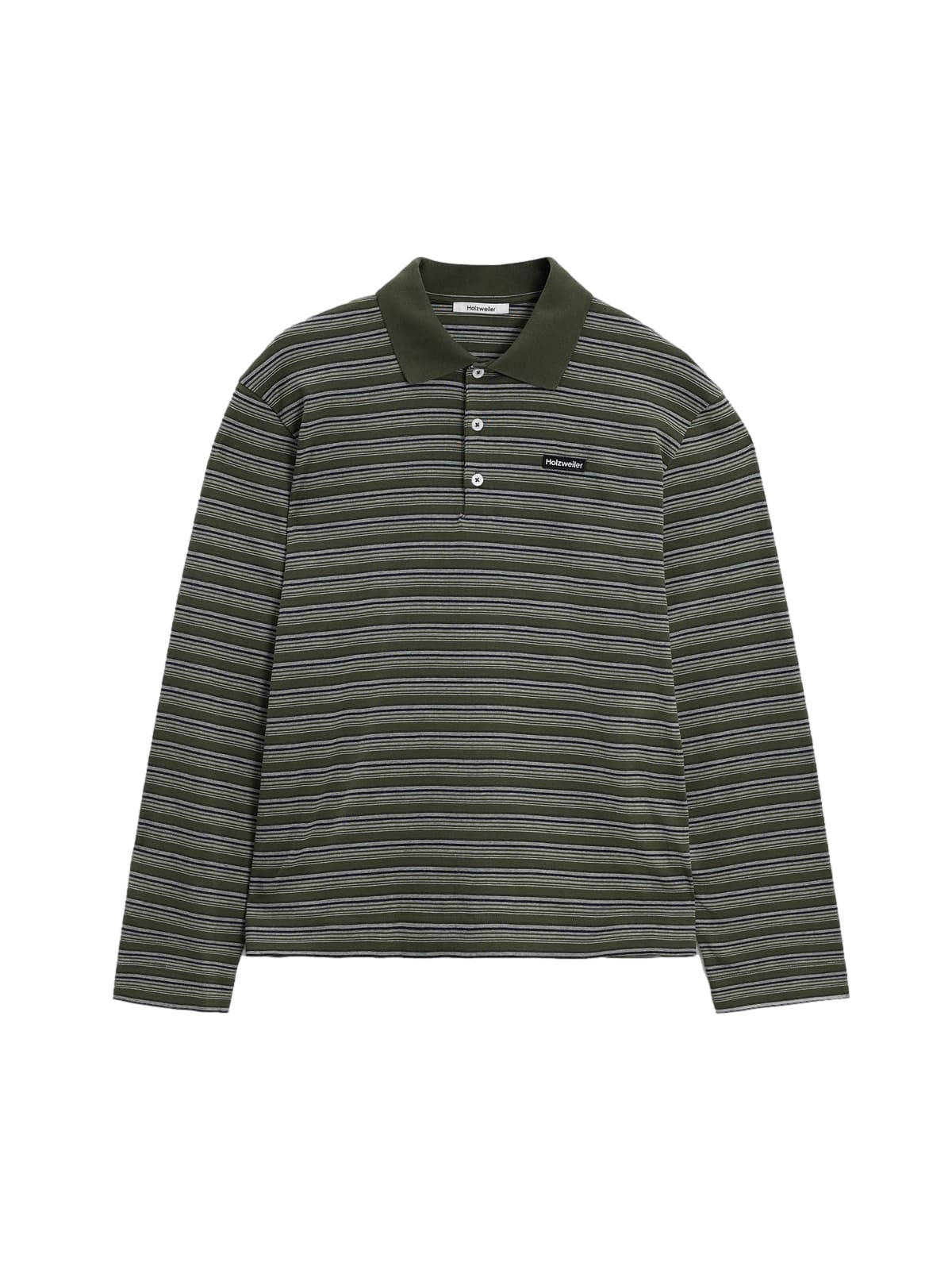 Holzweiler Sonny LS Polo Genser Grønn Striper