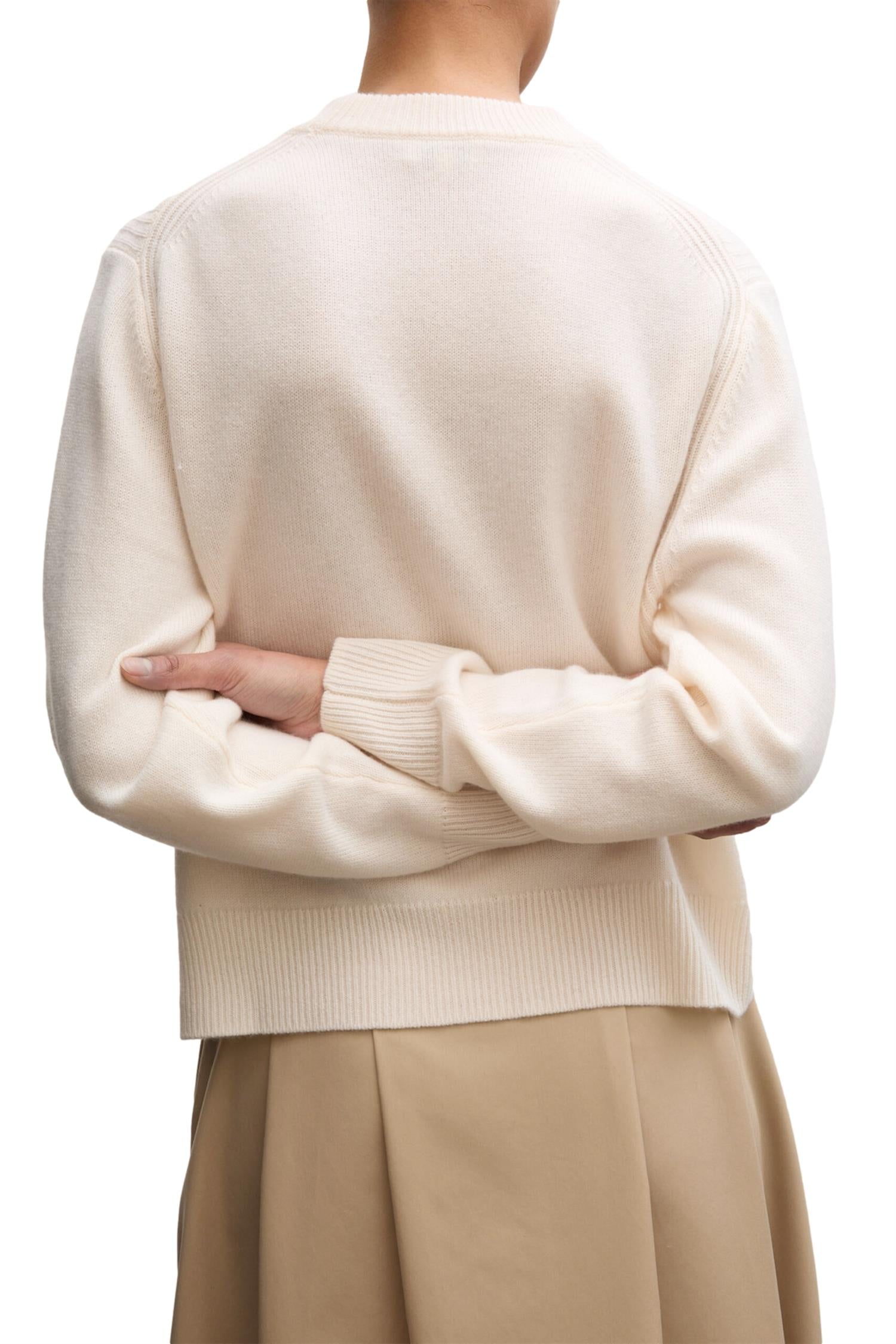 Julie Josephine Alma Sweater Genser Hvit - modostore.no