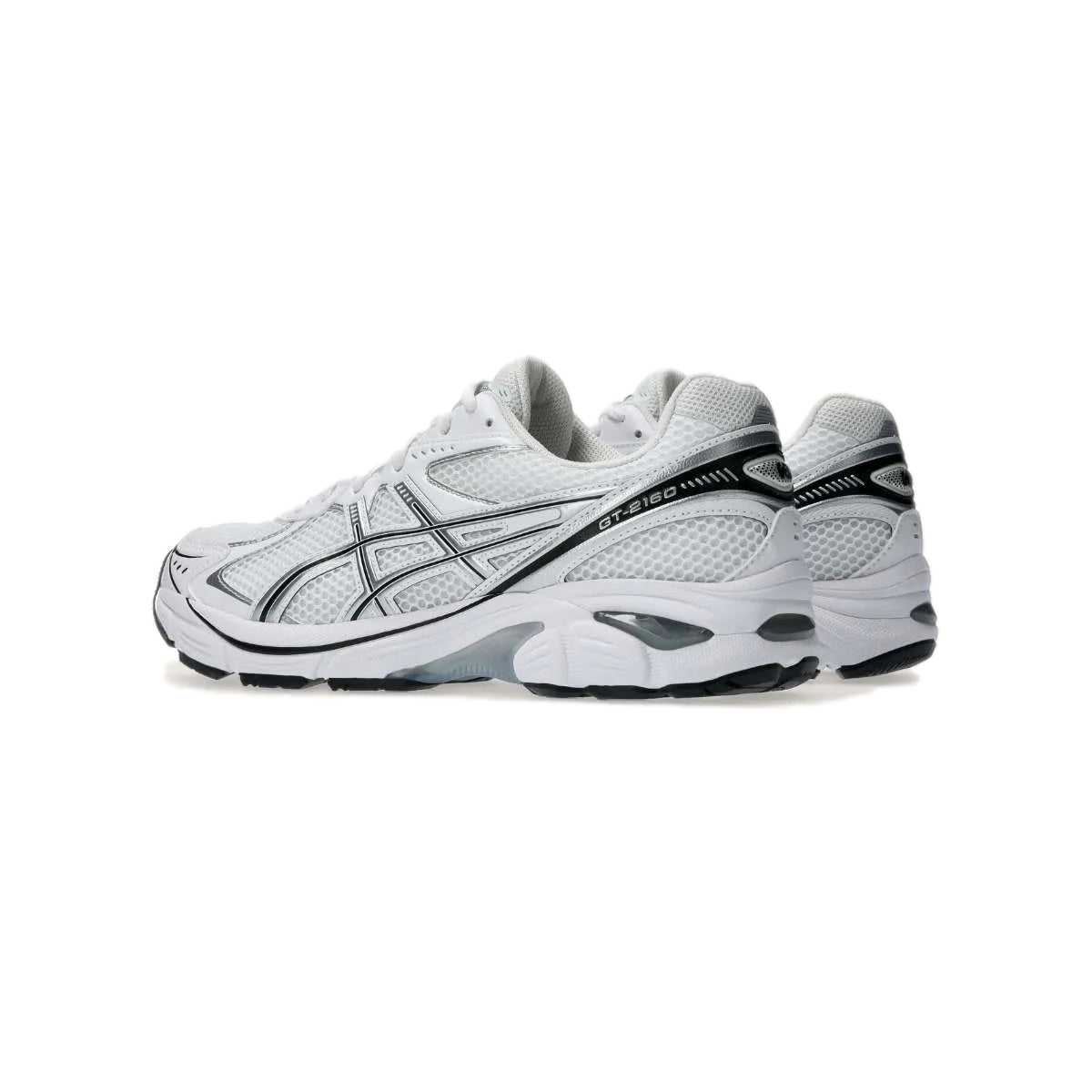 Asics GT-2160 White/Pure Silver Sko Hvit Og Sølv - modostore.no