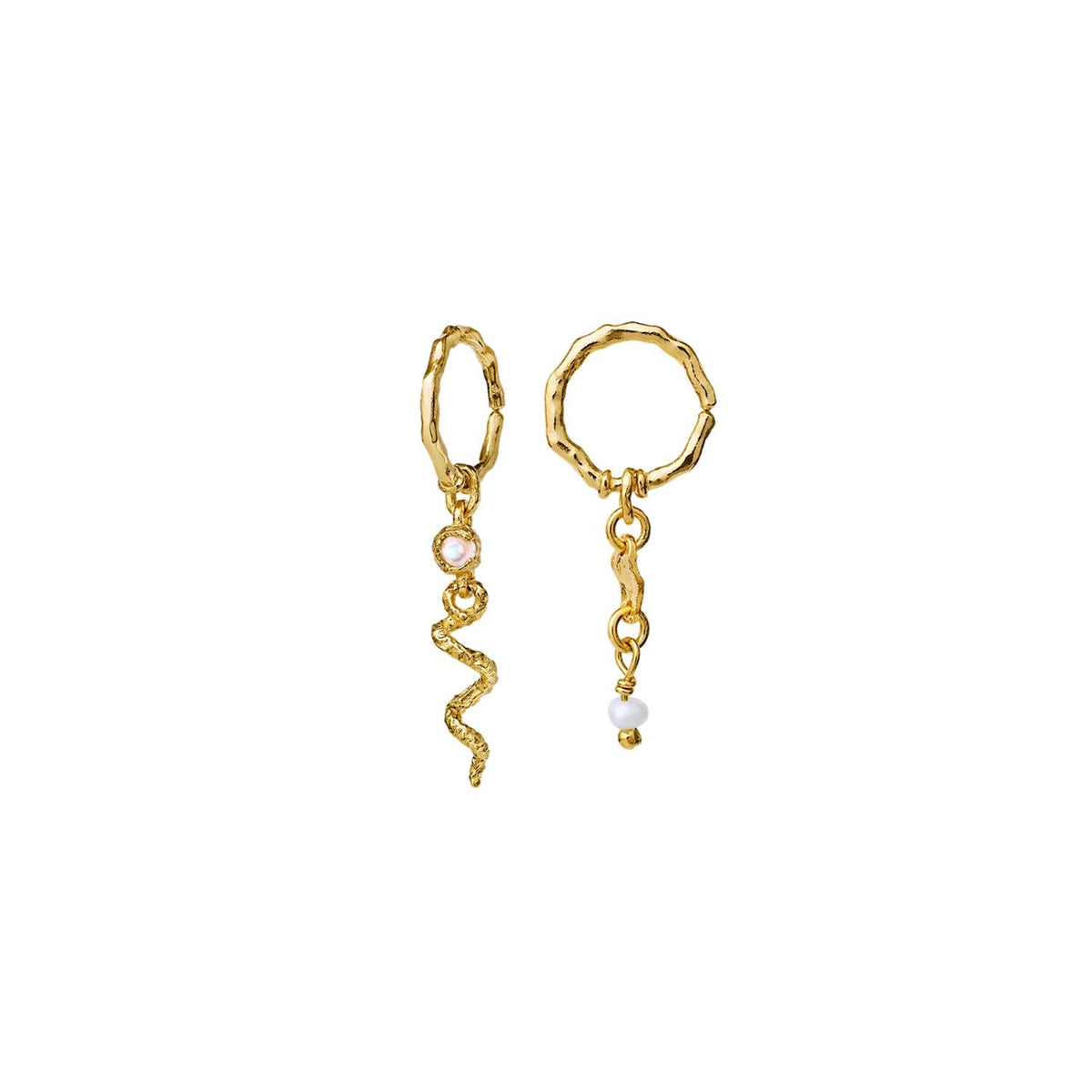 Maanesten Evelyn Earrings Øredobber Gull