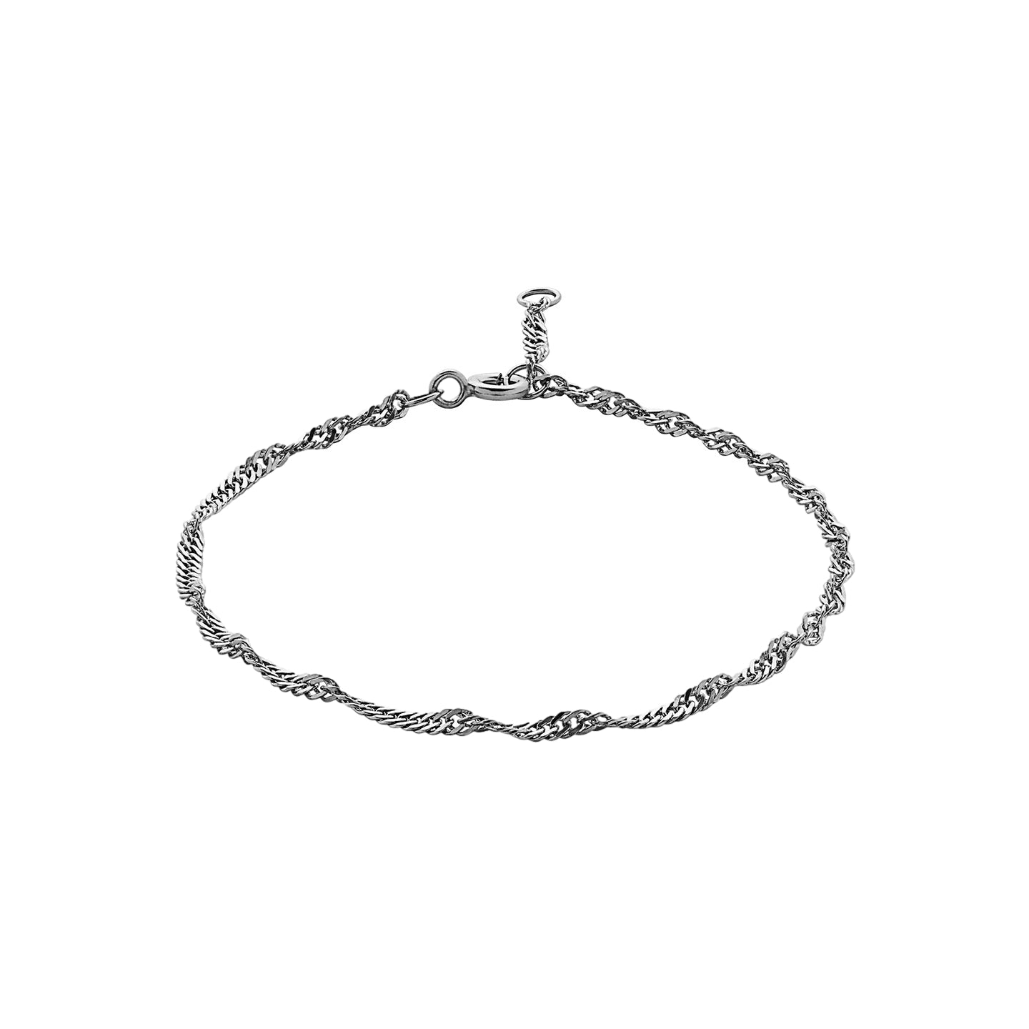 Sølvarmbånd fra Maanesten Sigrid, elegant armbånd med fin design, synlig med glans og detaljer i bildet.