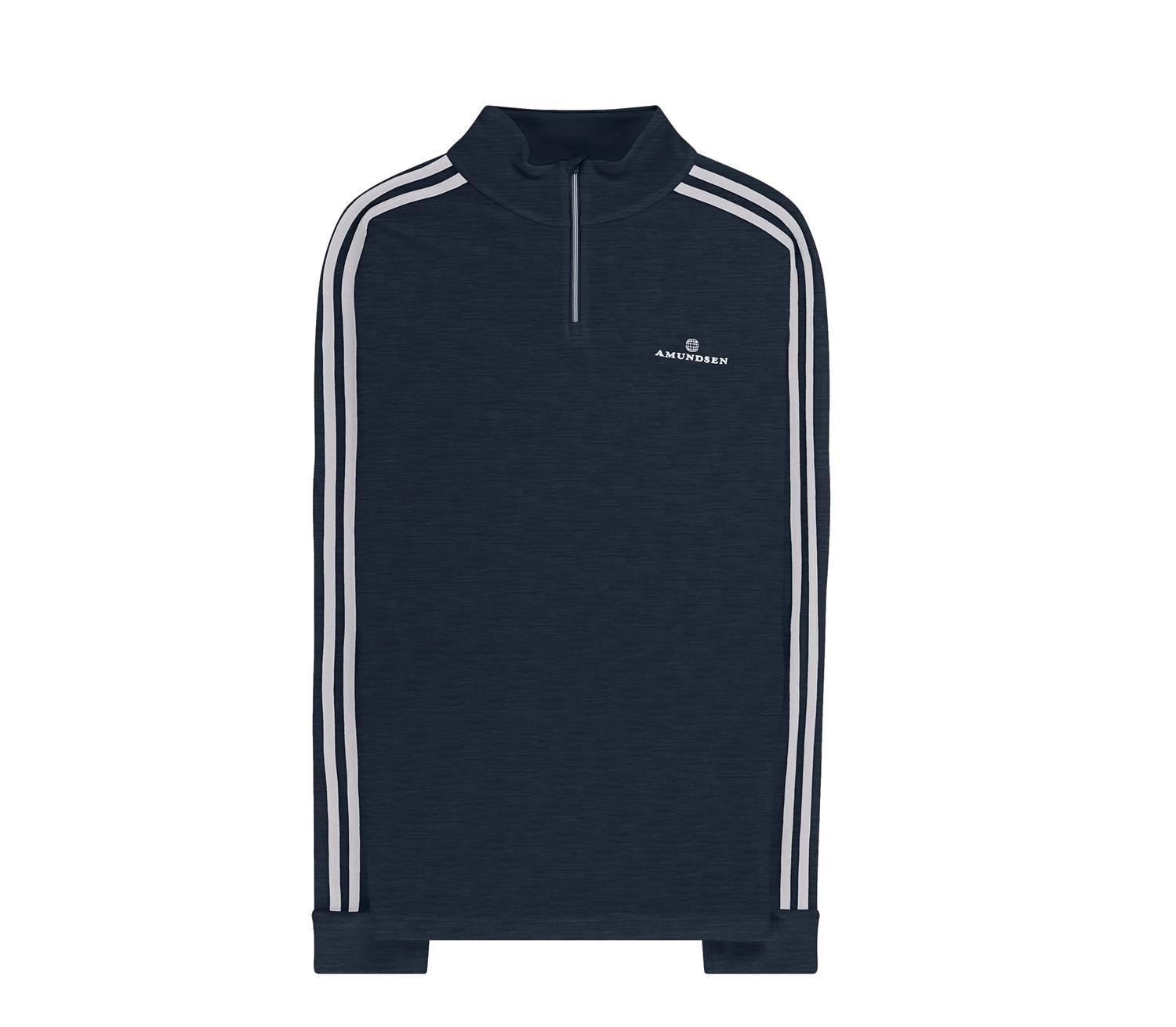 Amundsen 5Mila Half Zip Lines Mens Genser Navy