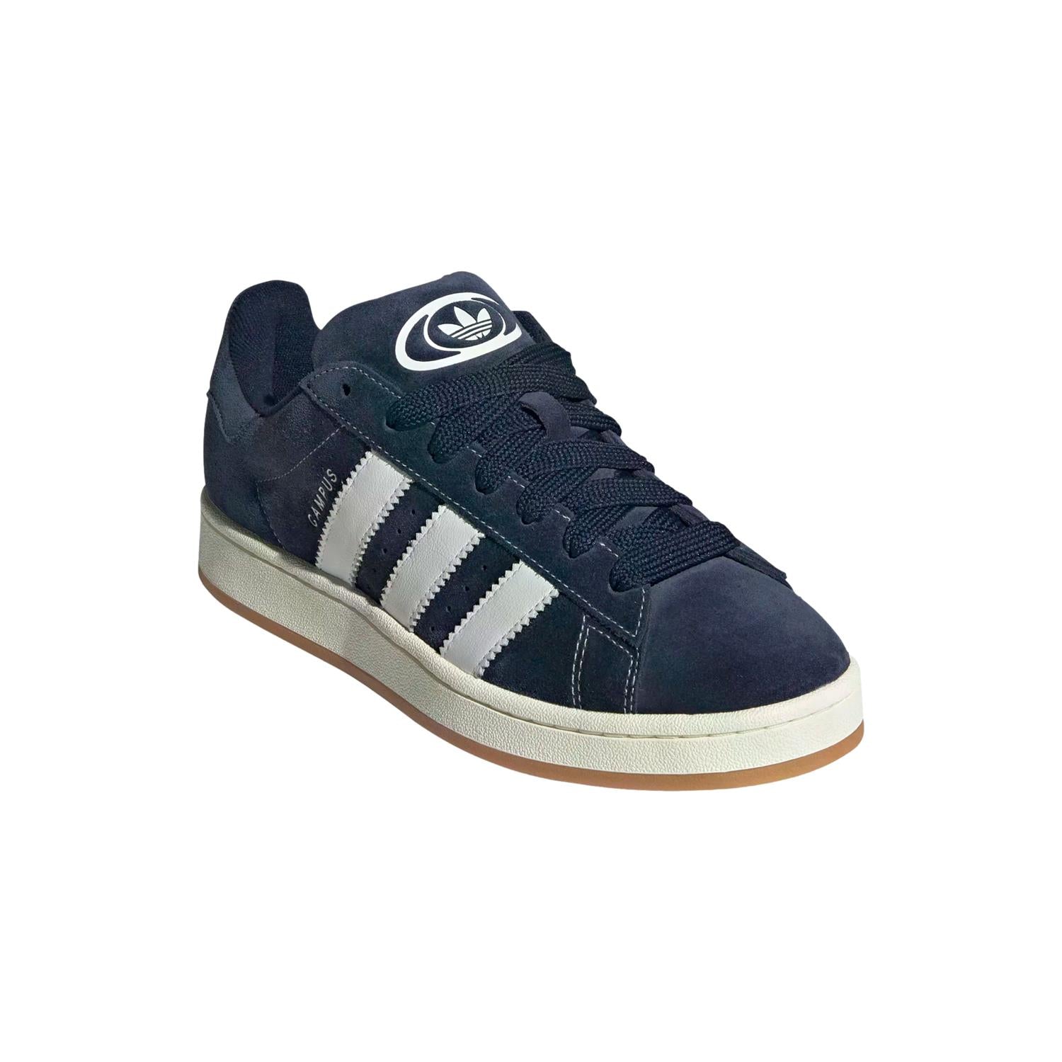 Adidas Campus 00s junior sneakers i navy, vises med hvite såler og klassisk design, egnet for barn og unge.