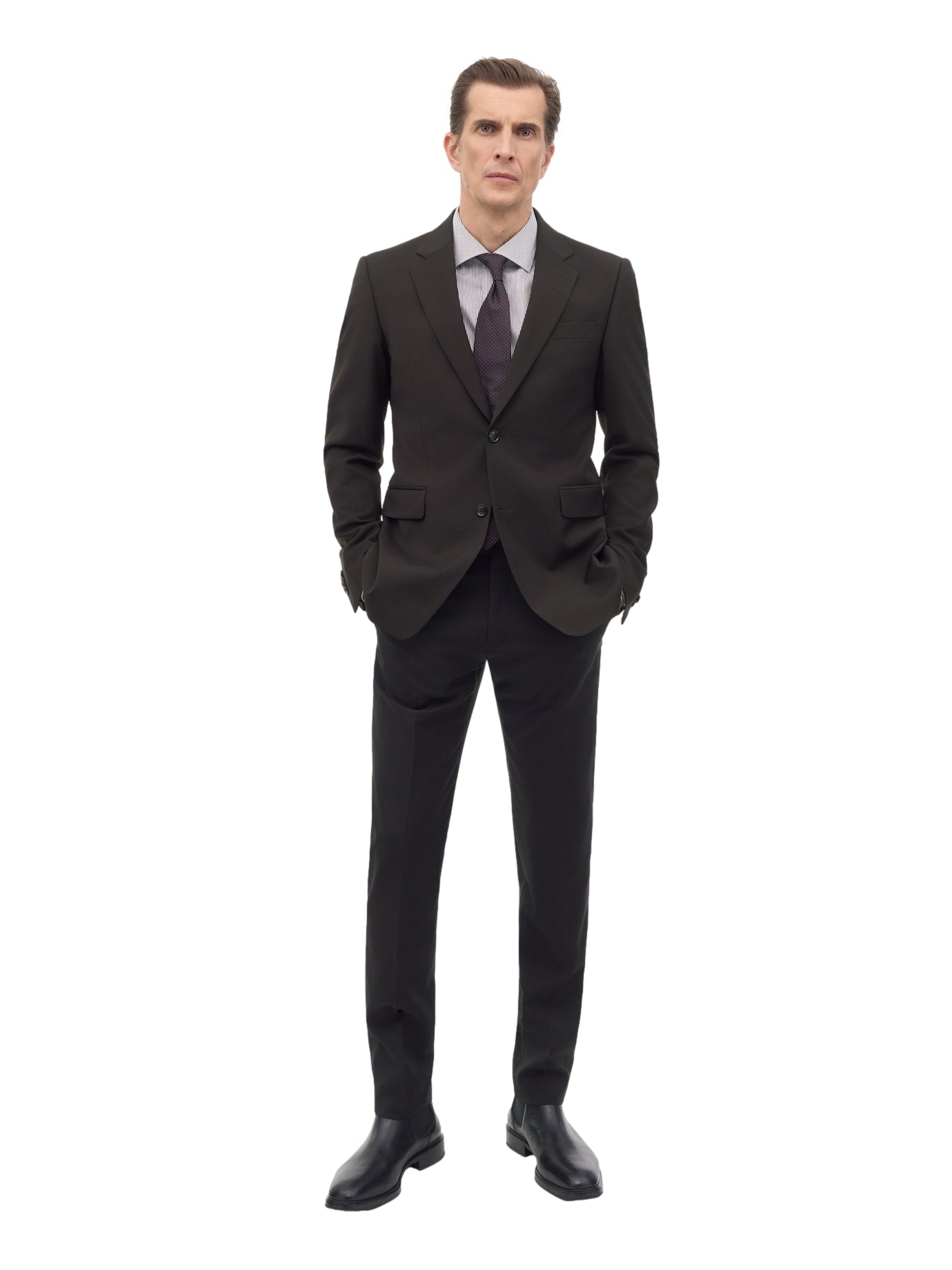Tiger of Sweden Justin RWS Wool Jacket Blazer Mørkebrun