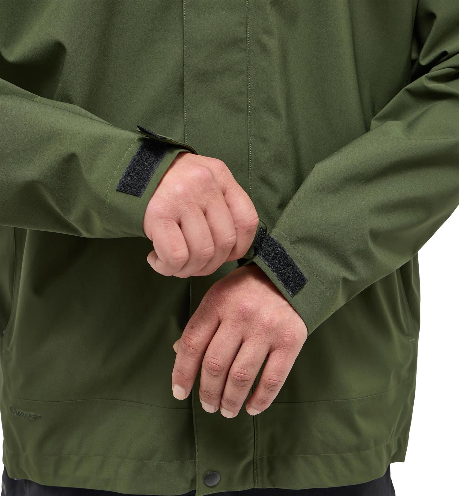 Haglöfs Breeze Proof Jacket Men Jakke Grønn - modostore.no