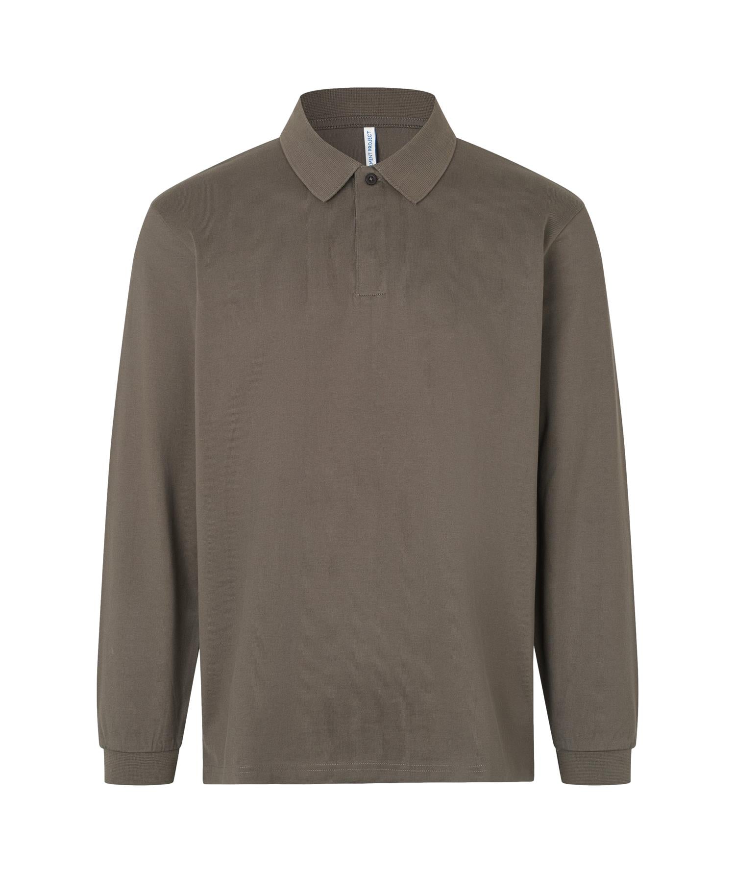 Garment Project Cliff LS Longsleeve Gråbrun