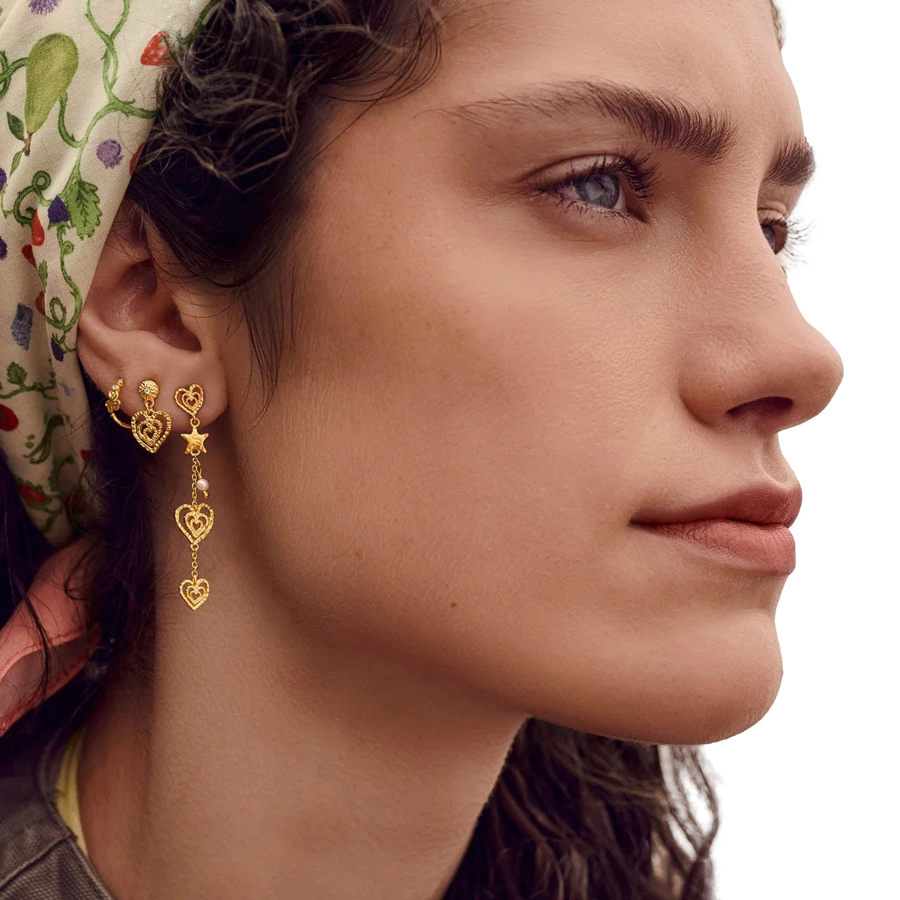 Maanesten Sada Earrings Øredobber Gull - modostore.no