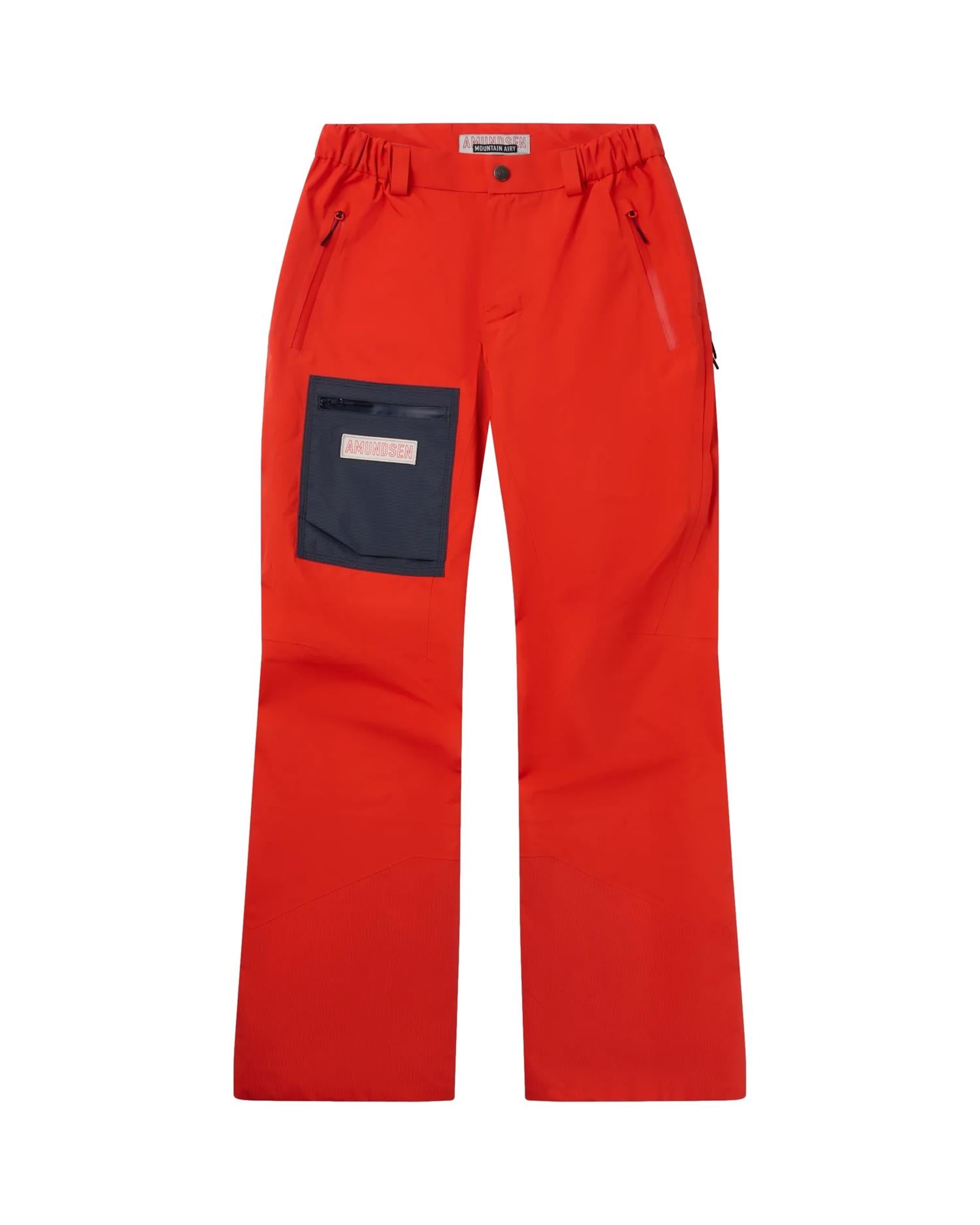 Amundsen Mountain Airy Shell Pants Womens Bukse Rød