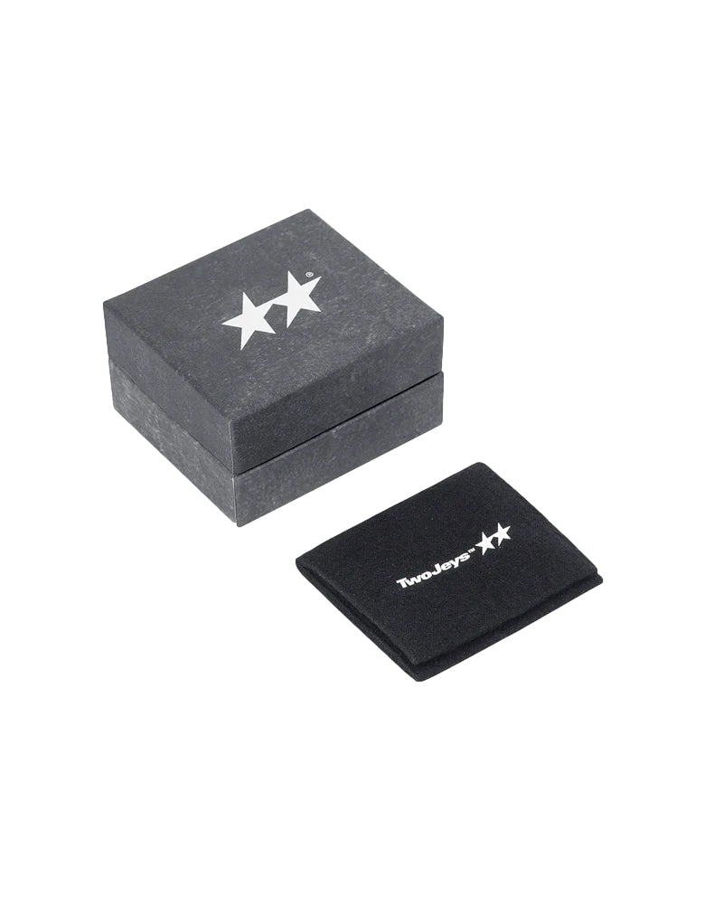 TwoJeys Black Enameled Stars Bracelet Armbånd Sølv / Sort - modostore.no