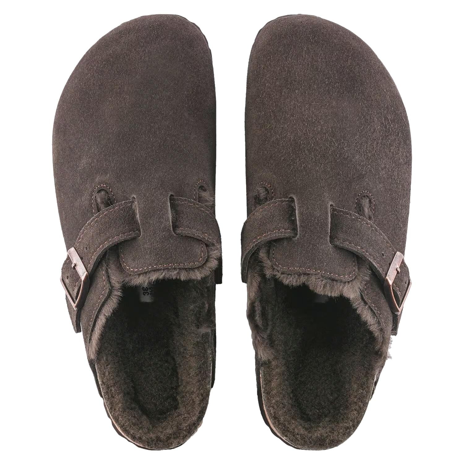 Birkenstock Boston Shearling Narrow Mocca Sko Brun - modostore.no
