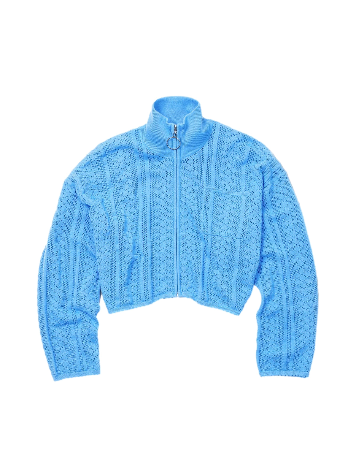 Holzweiler Tine Crochet Cardigan Cardigan Blå - modostore.no