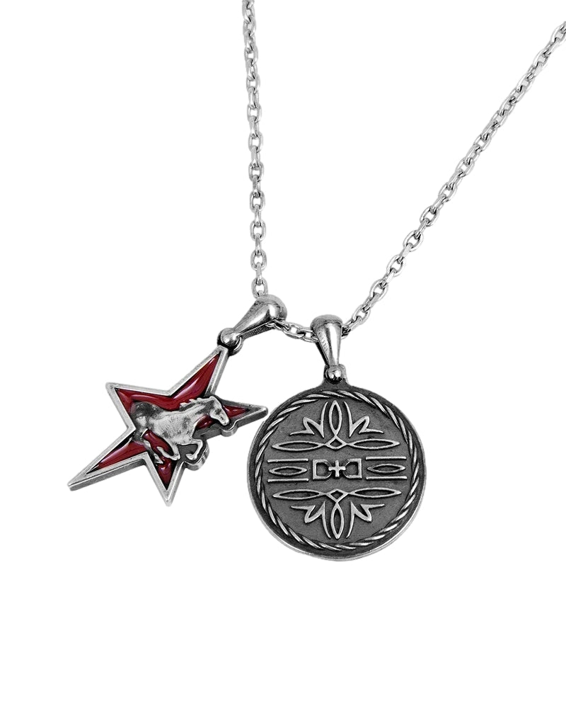 TwoJeys Wild Horse Necklace Smykke Sølv - modostore.no