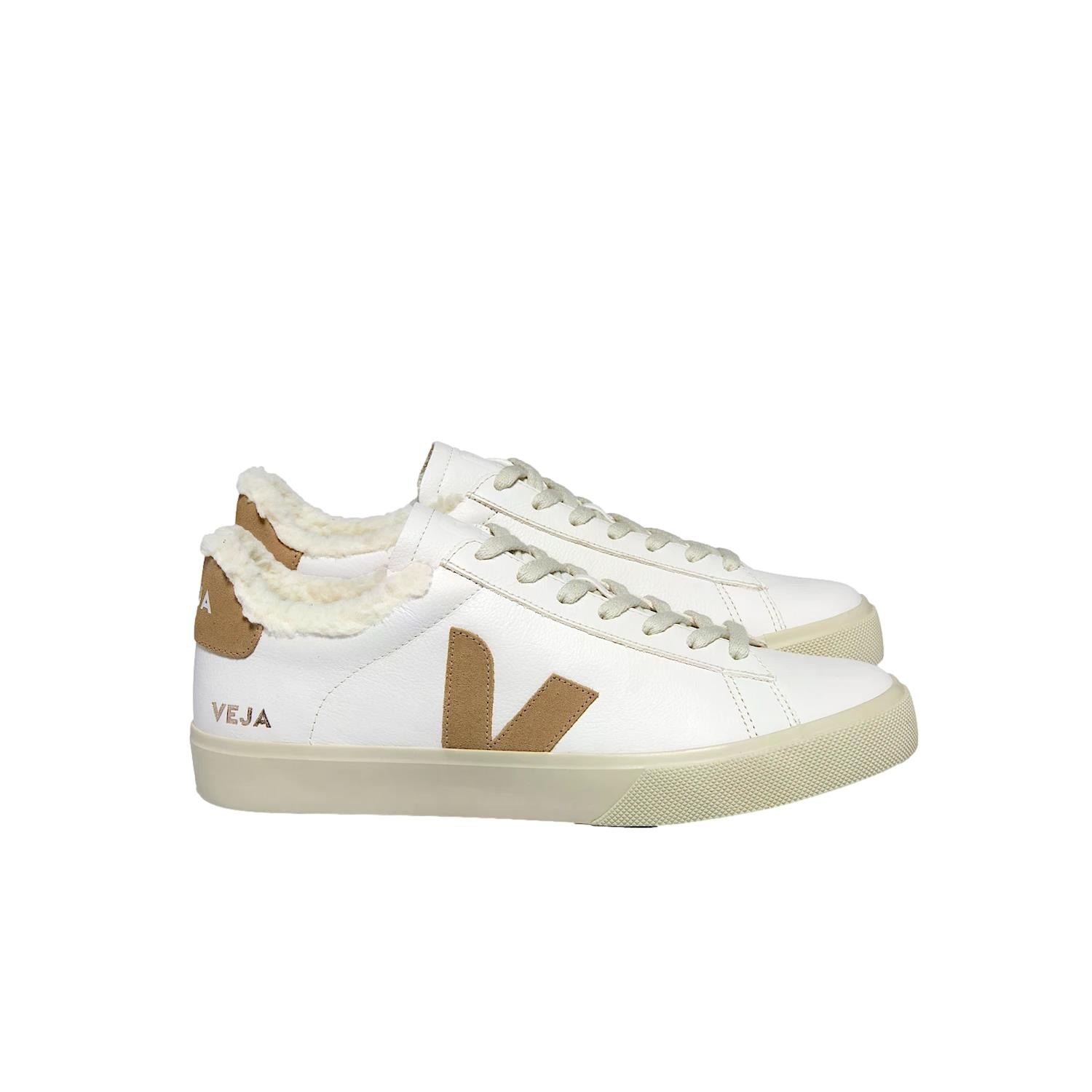 Veja Campo Winter Extra White Desert Sko Hvit Og Brun - modostore.no