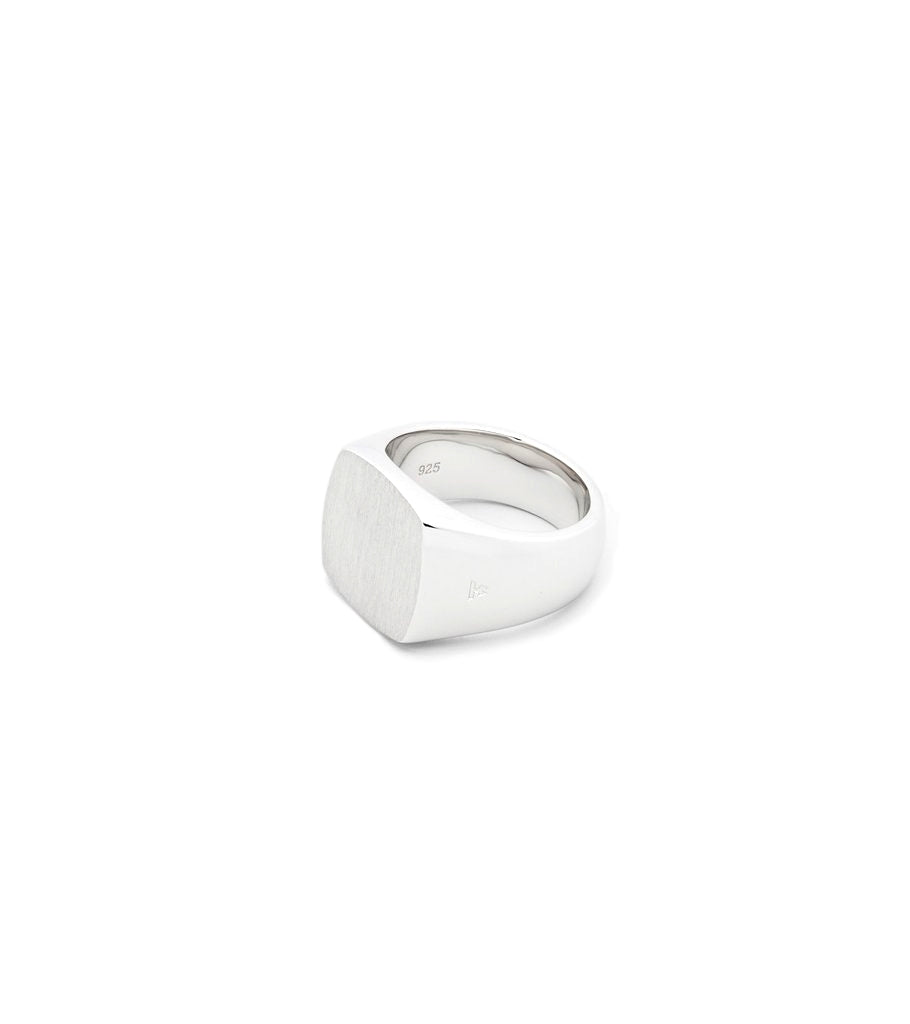 Tom Wood The Cushion Satin Ring Sølv - modostore.no