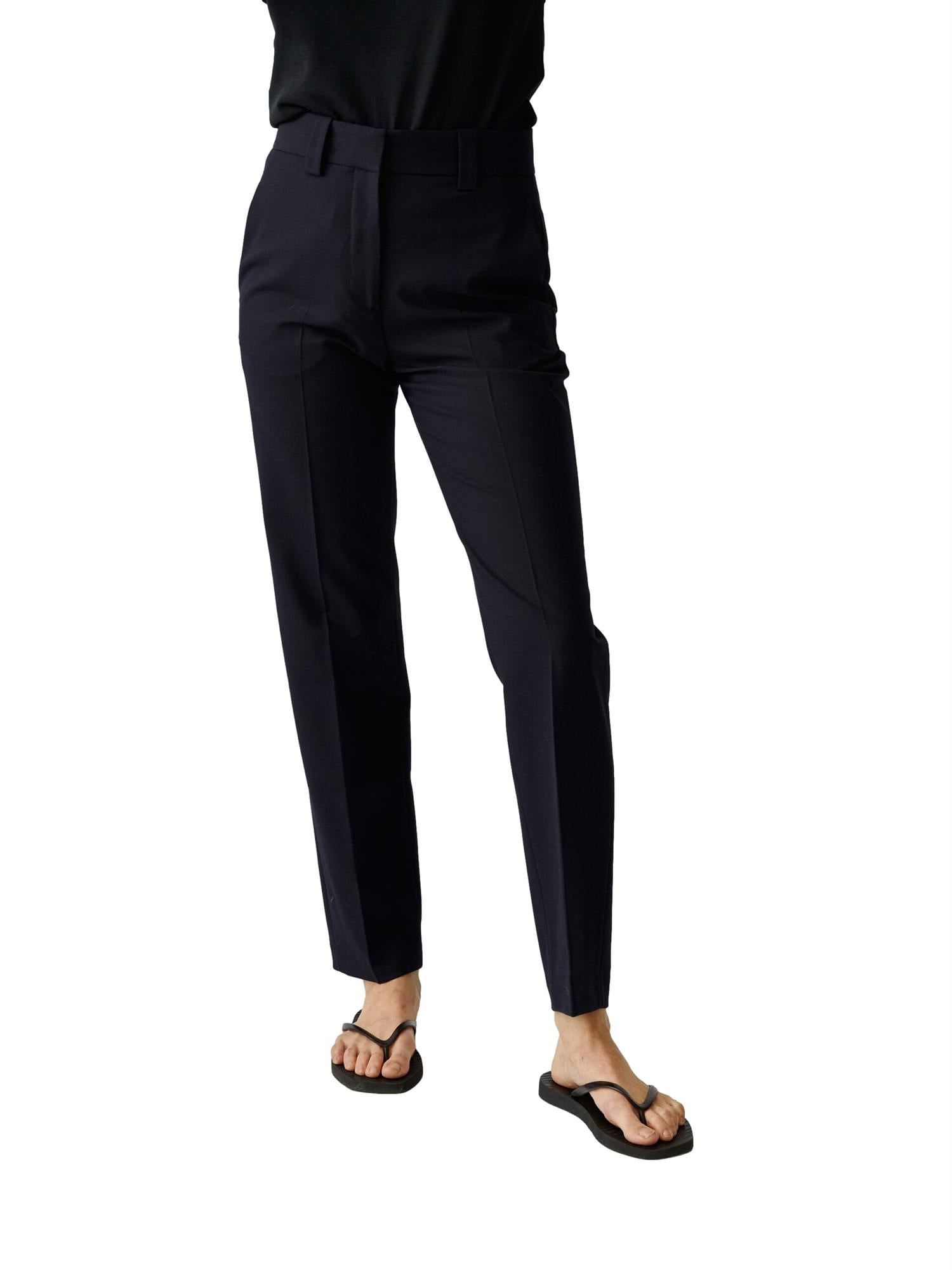 Julie Josephine Silje Trouser Dressbukse Mørkeblå - modostore.no