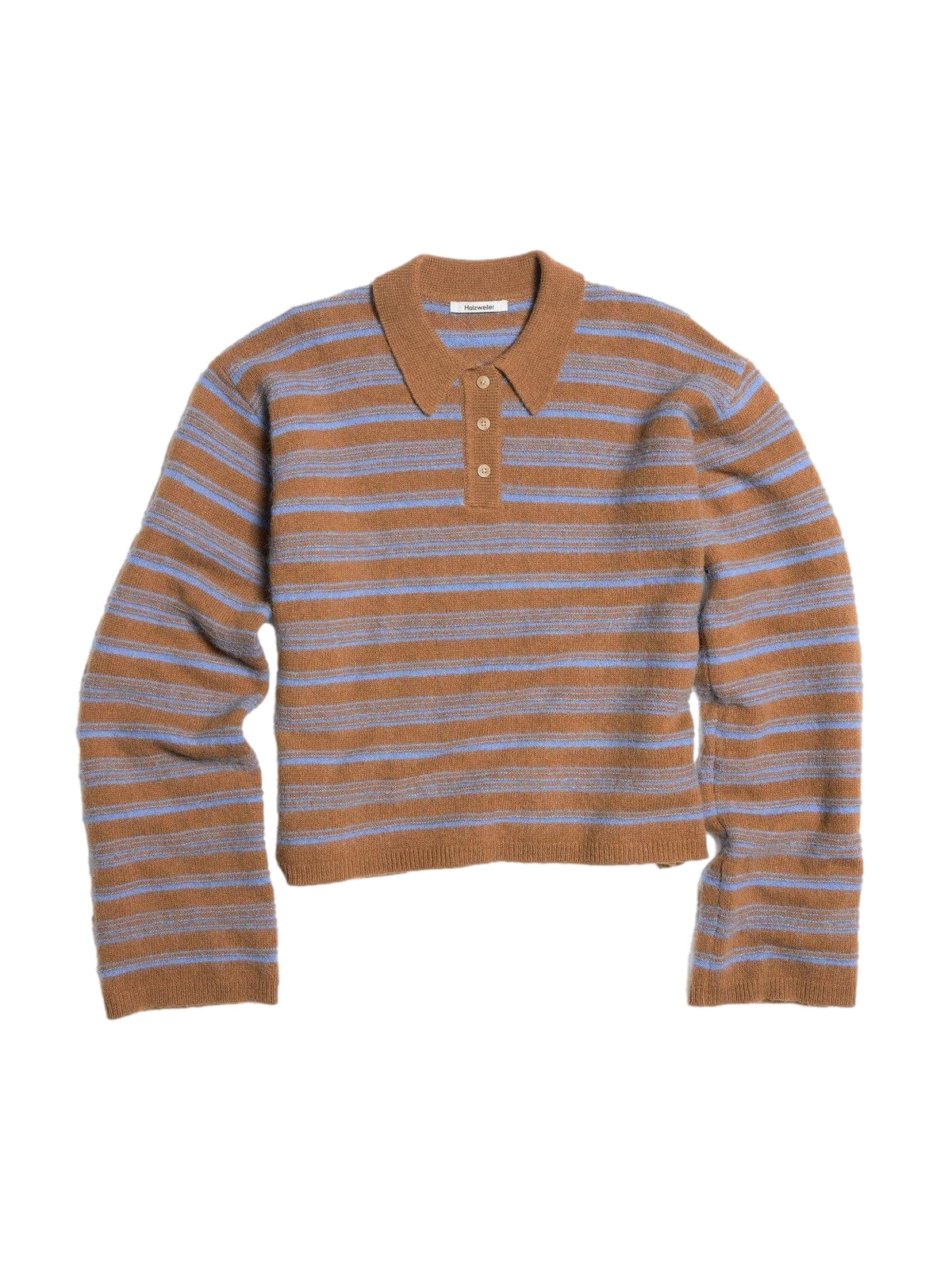 Holzweiler Olivia Wool Polo Genser Lys Brun