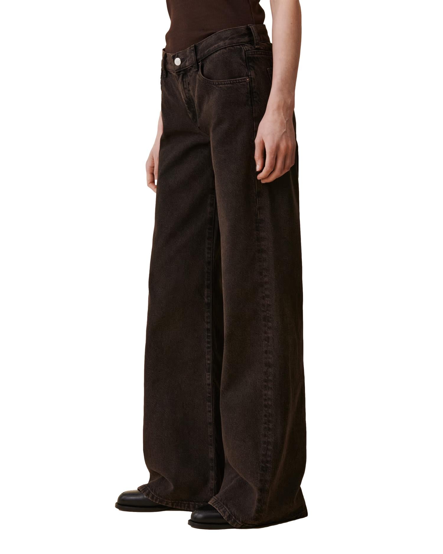 Jeanerica Kyoto Brown Overdye Jeans Brun