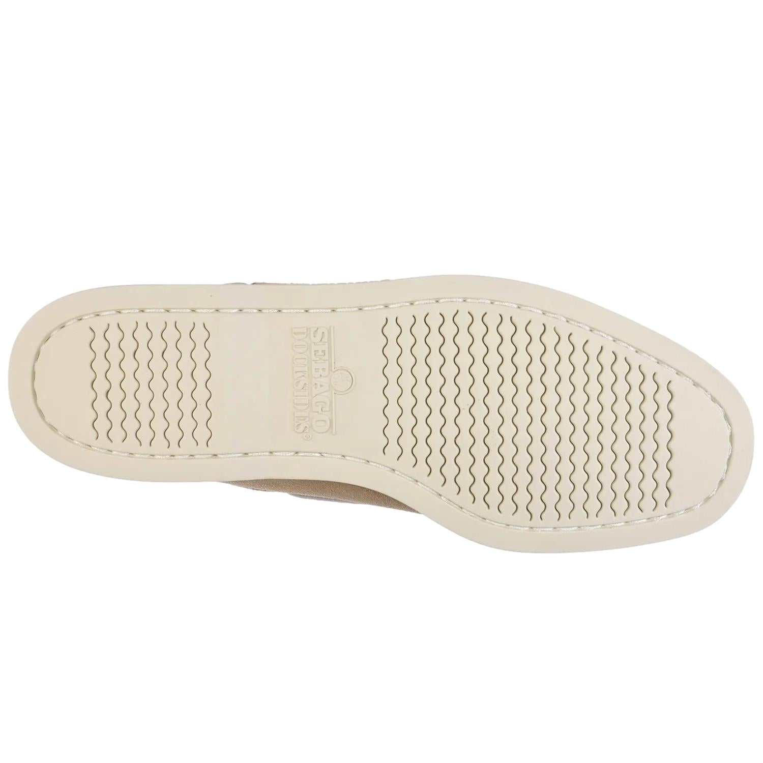Sebago Docksides Portland Suede Beige Camel Sko Lysebrun