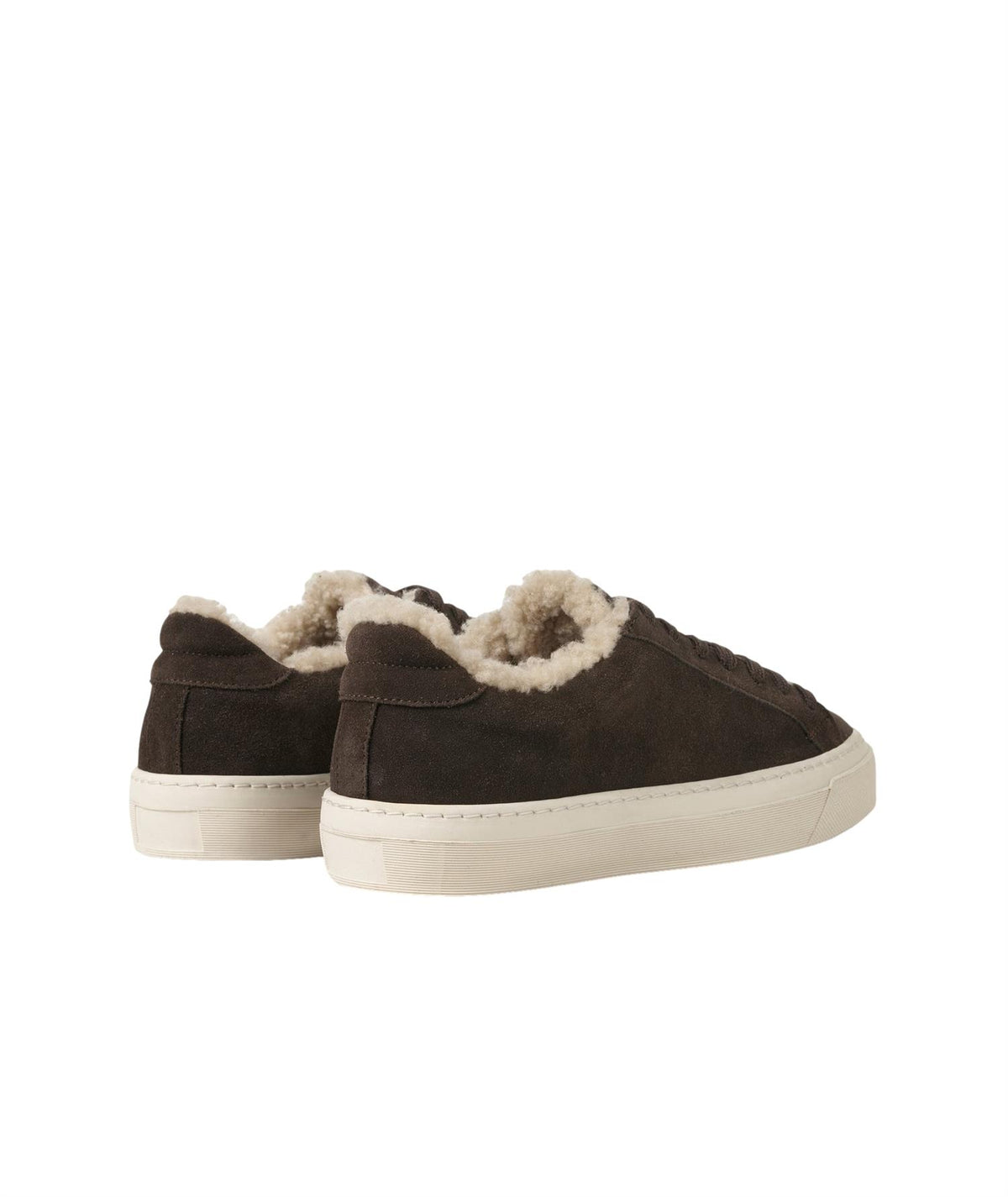 Garment Project Kit - Brown Suede/Shearling Sko Mørkebrun