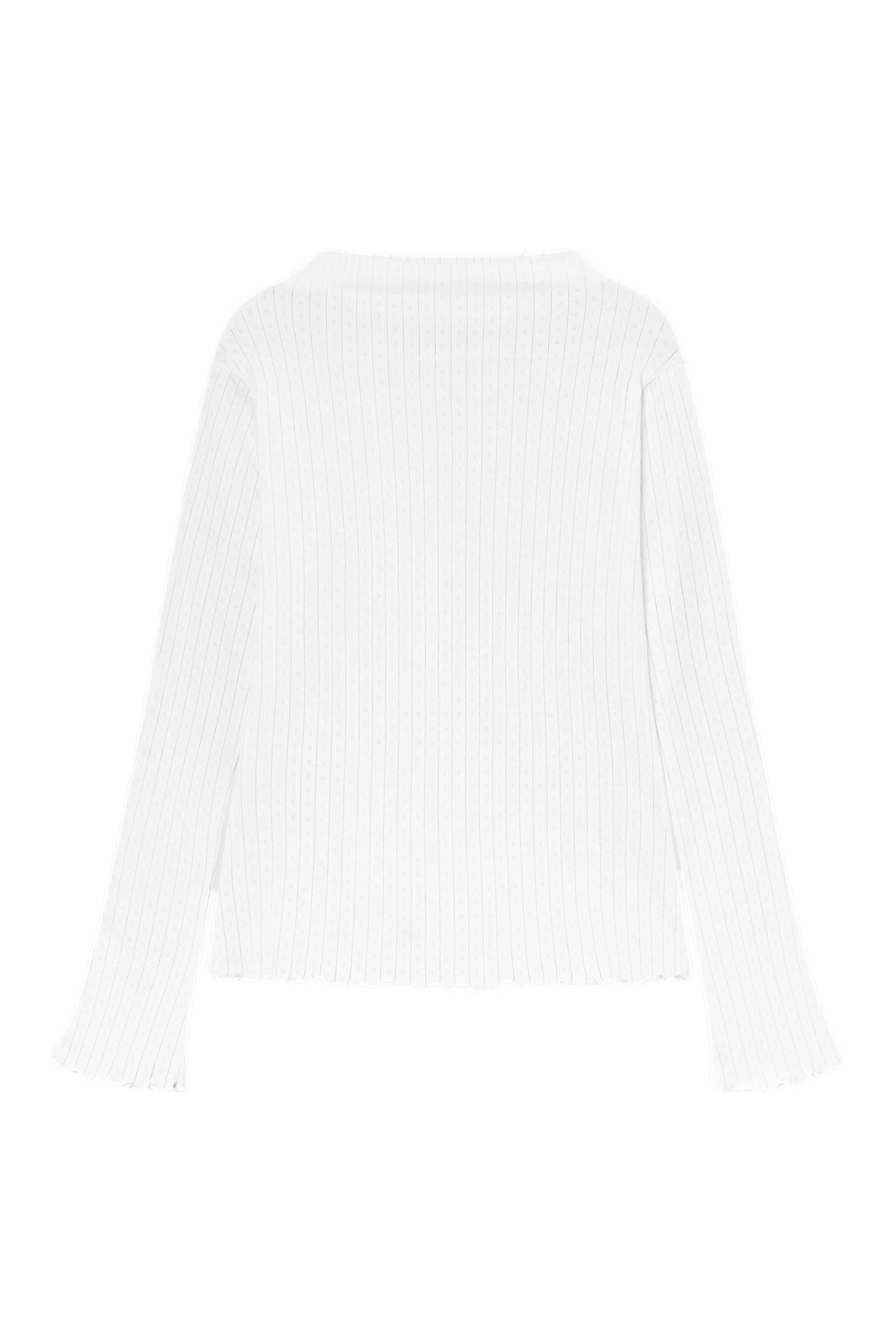 Once Untold Sophie Funnelneck Top Topp Hvit - modostore.no