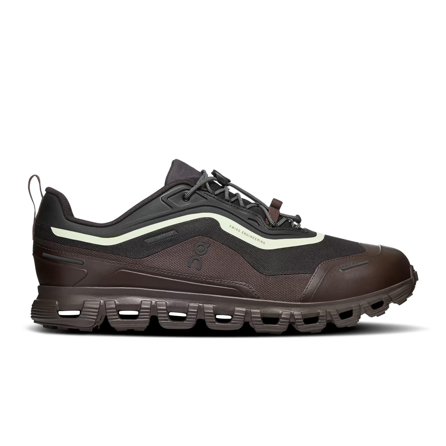 ON Cloud Geo WP Black/Lima Sko Brun