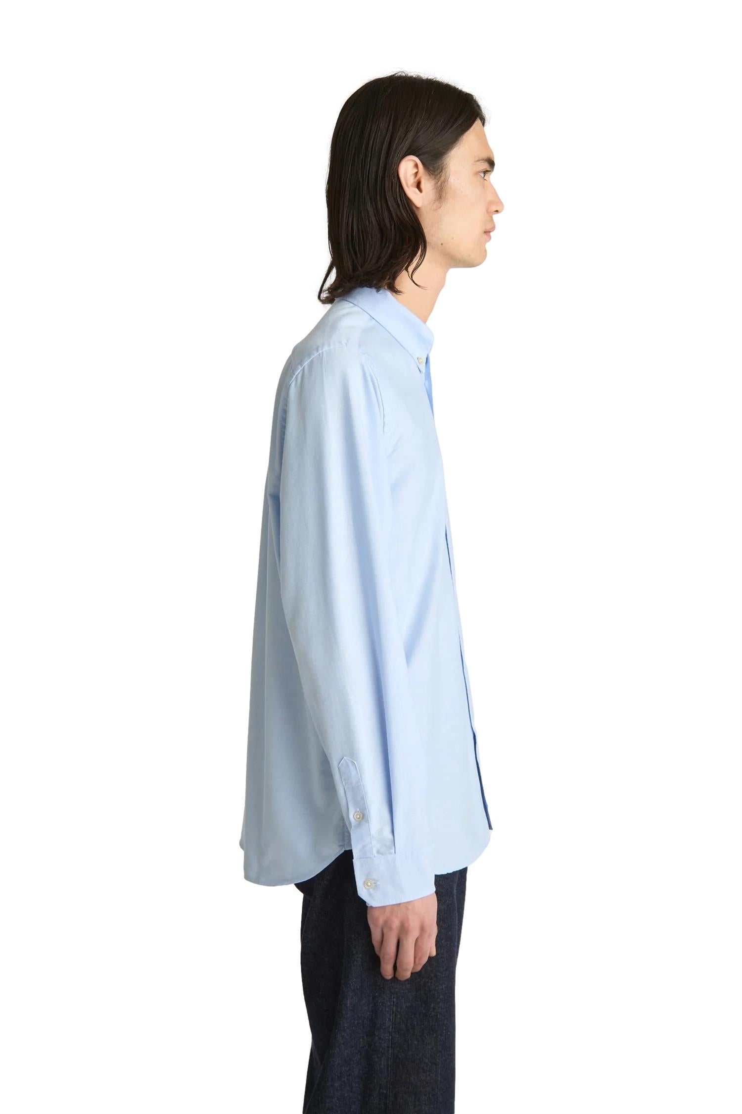 Livid Initial Celeste Ox Skjorte Lyseblå - modostore.no