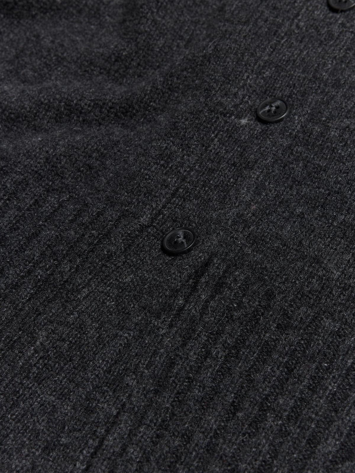 Holzweiler Julia Cropped Cardigan Genser Mørkegrå