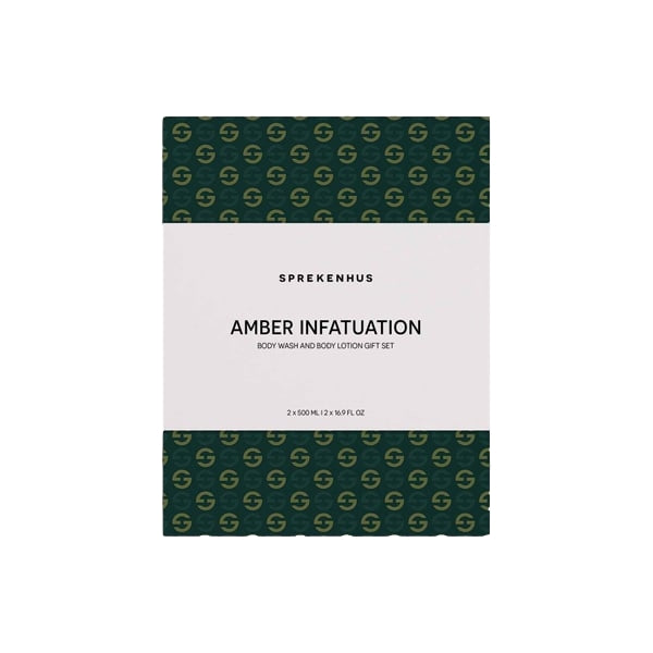 Sprekenhus Body Wash and Body Lotion Holiday Edition Gift Set - Amber Infatuation Dusjsåpe Gjennomsiktig