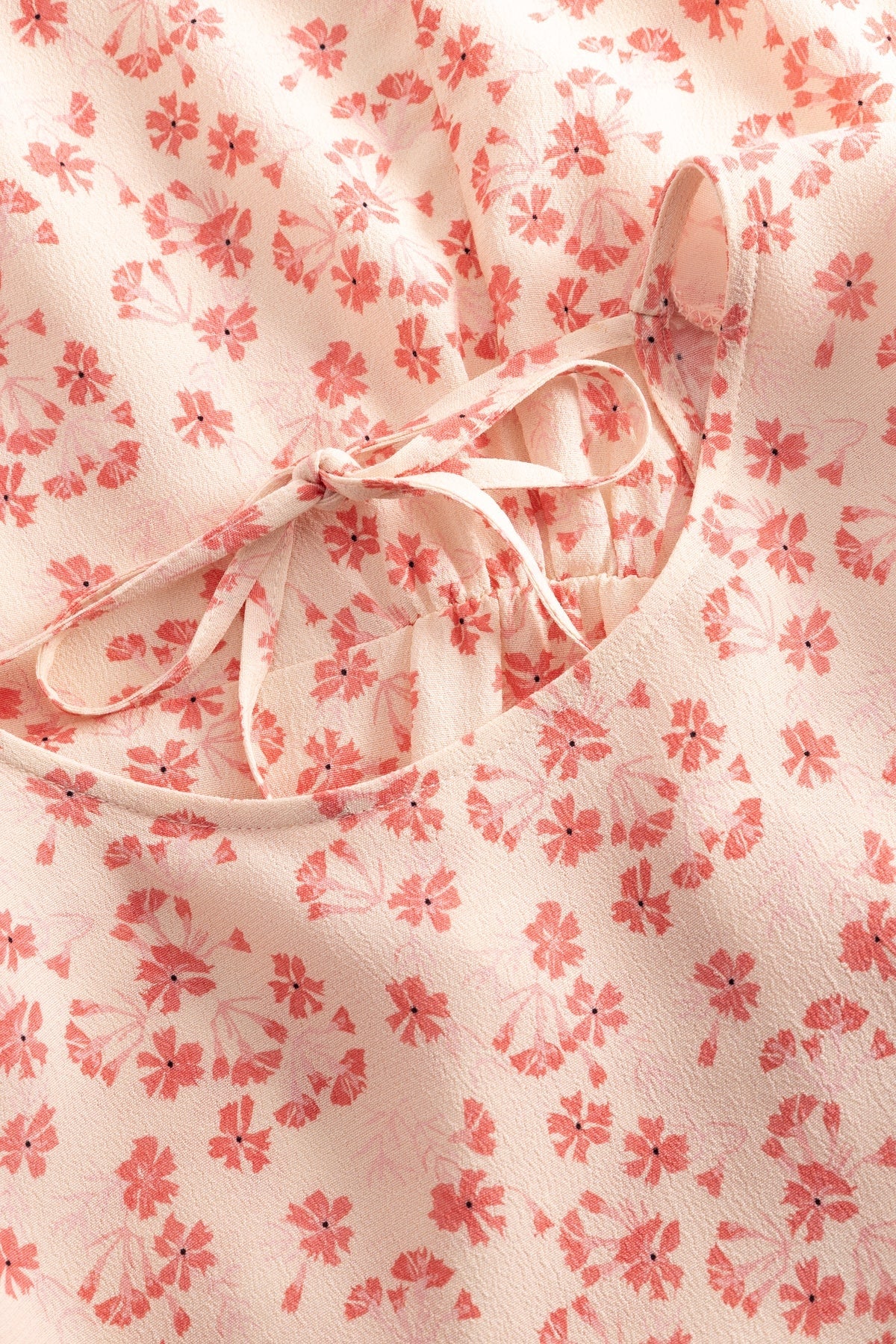 Once Untold Athilda Blouse Topp Beige Og Rosa - modostore.no