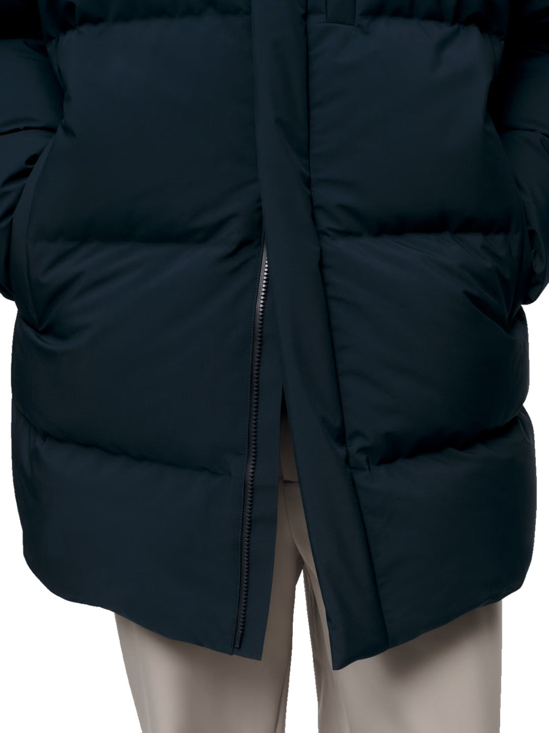 Blæst Ulla Down Jacket Dark Navy Jakke Navy - modostore.no