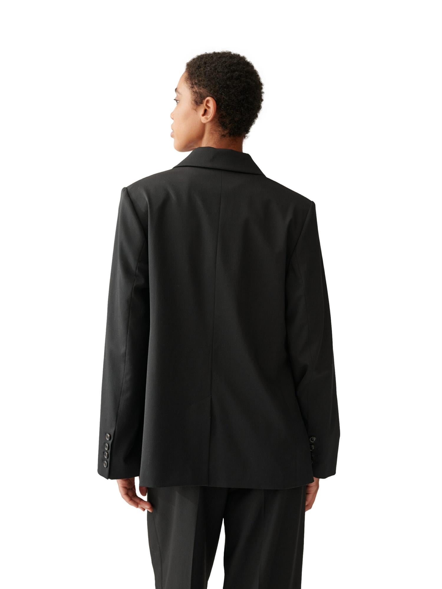 Julie Josephine Thea Twill Blazer Blazer Sort - modostore.no