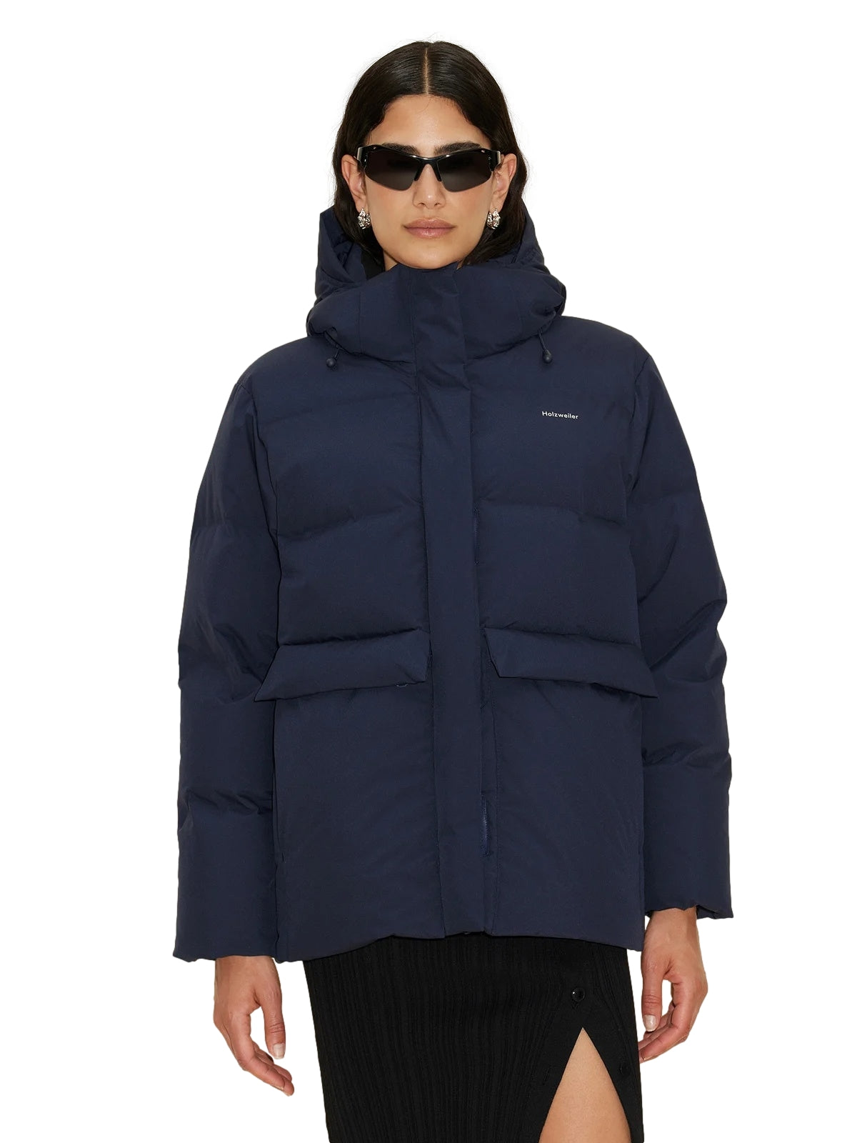 Holzweiler Besseggen Down Dk. Navy Jakke Navy - modostore.no