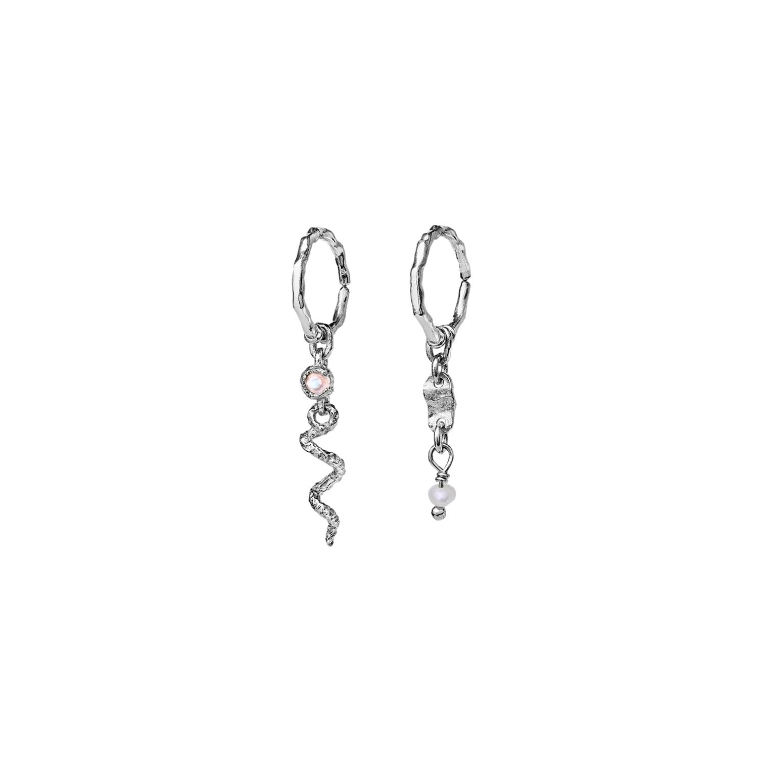 Maanesten Evelyn Earrings Øredobber Sølv - modostore.no