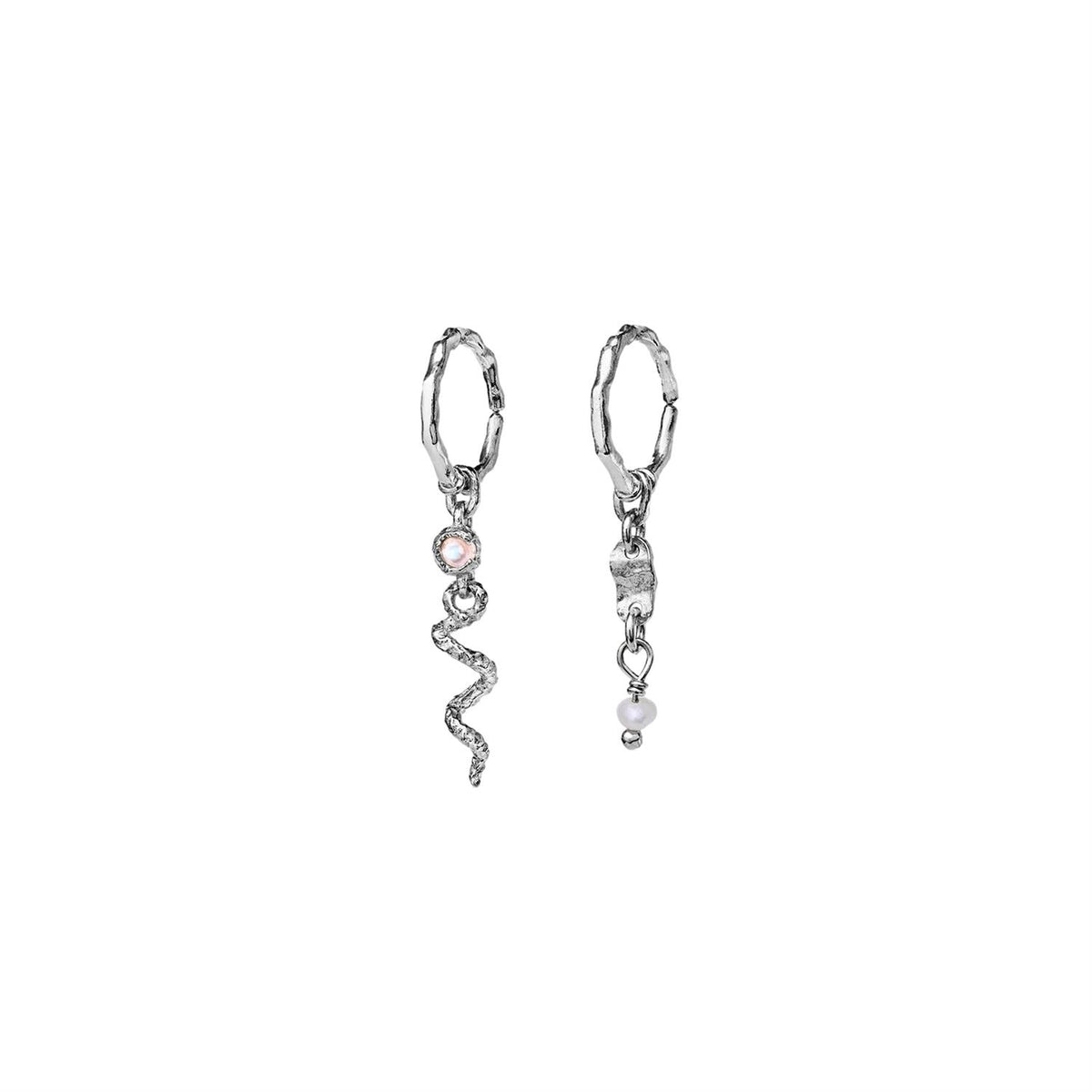 Maanesten Evelyn Earrings Øredobber Sølv
